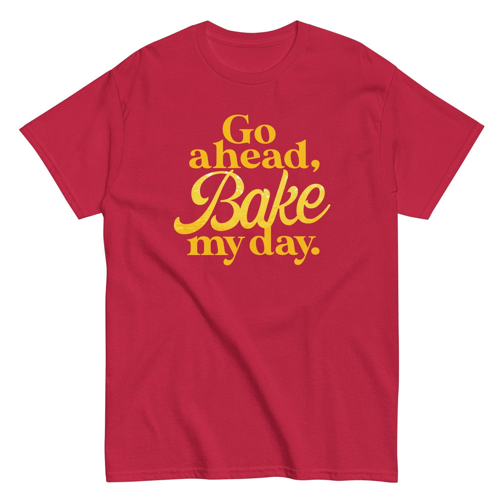 Go Ahead, Bake My Day Men's Classic Tee Hoodie, Sweatshirt | PureTeeCo.com (Image 4)