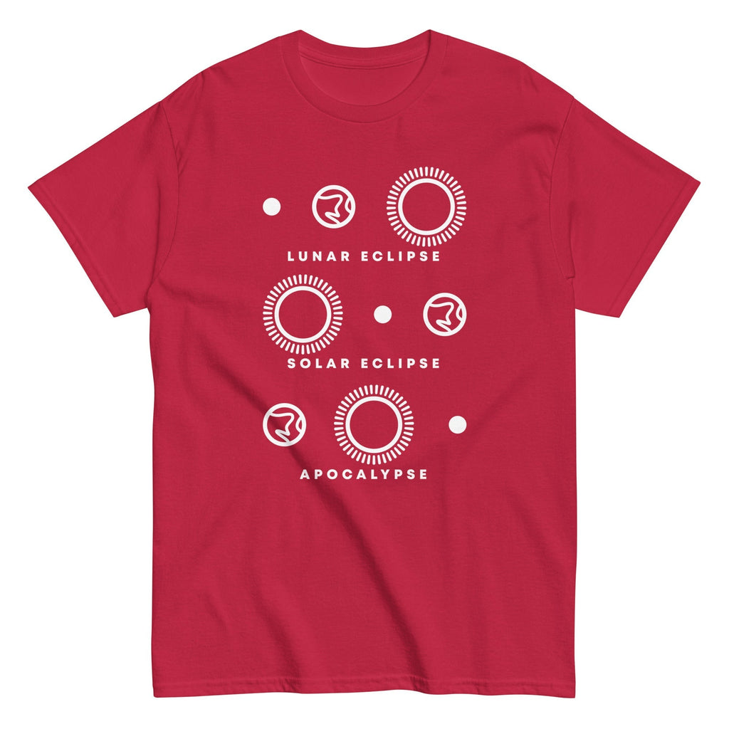 Lunar Eclipse Solar Eclipse Apocalypse Men's Classic Tee Hoodie, Sweatshirt | PureTeeCo.com (Image 1)