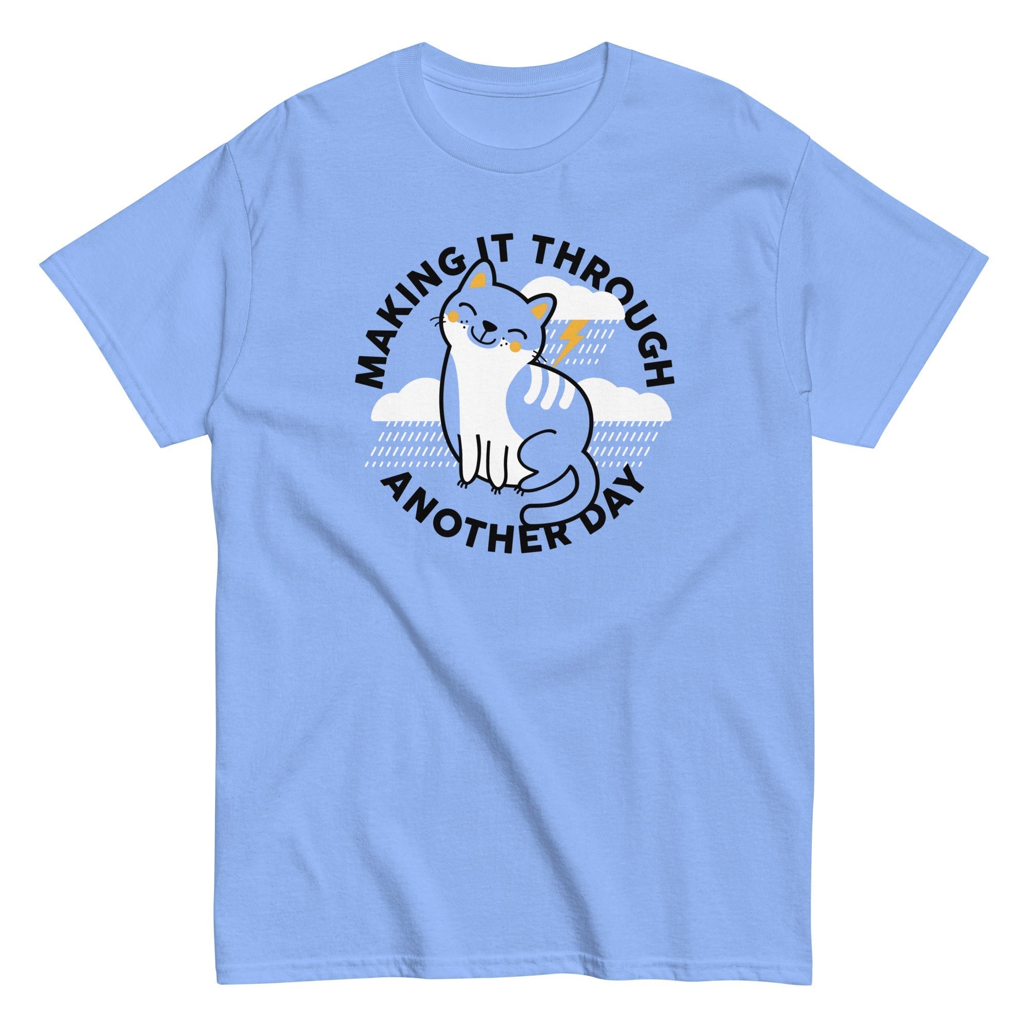 Making It Through Another Day Men's Classic Tee Hoodie, Sweatshirt | PureTeeCo.com (Image 3)