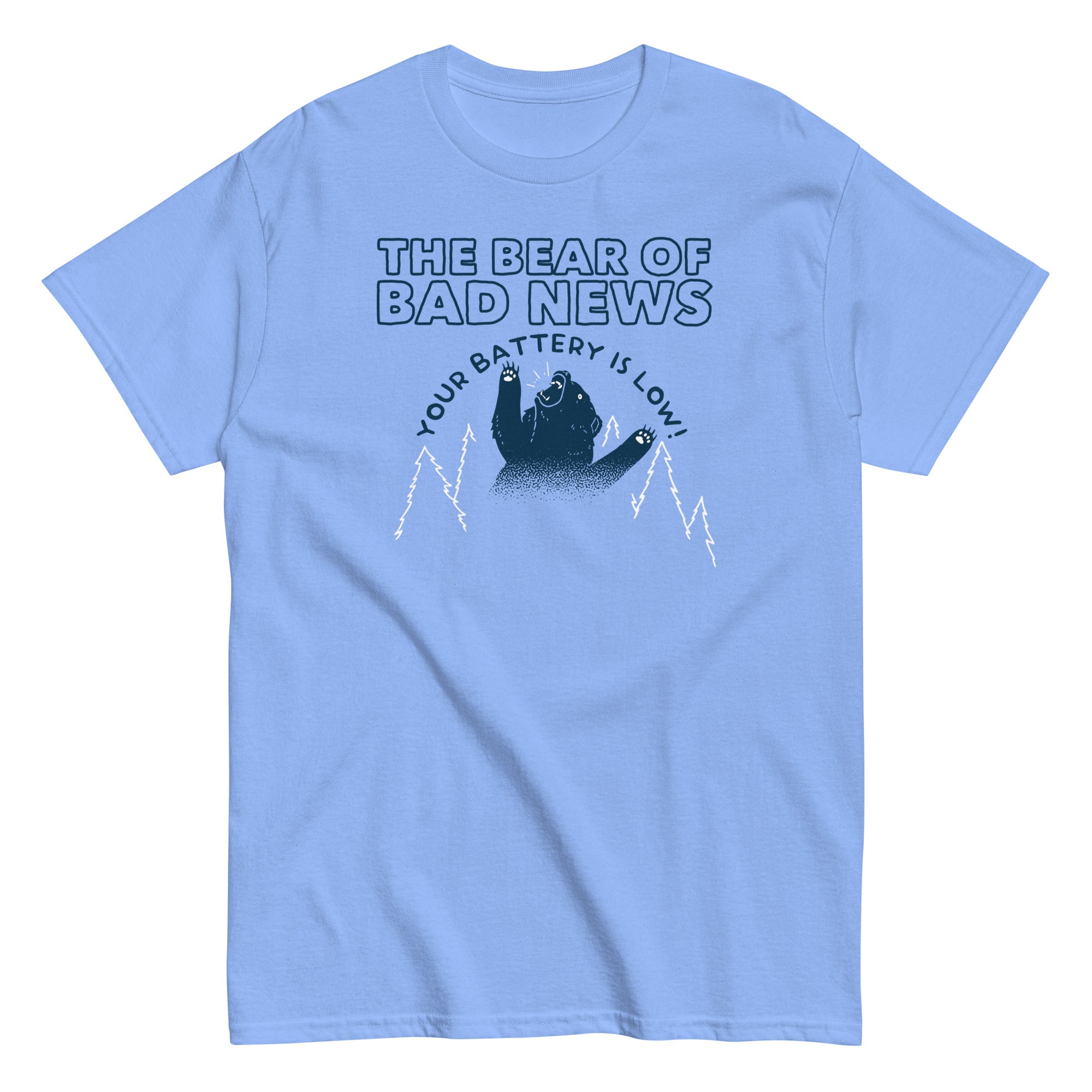 The Bear Of Bad News Men's Classic Tee Hoodie, Sweatshirt | PureTeeCo.com (Image 5)