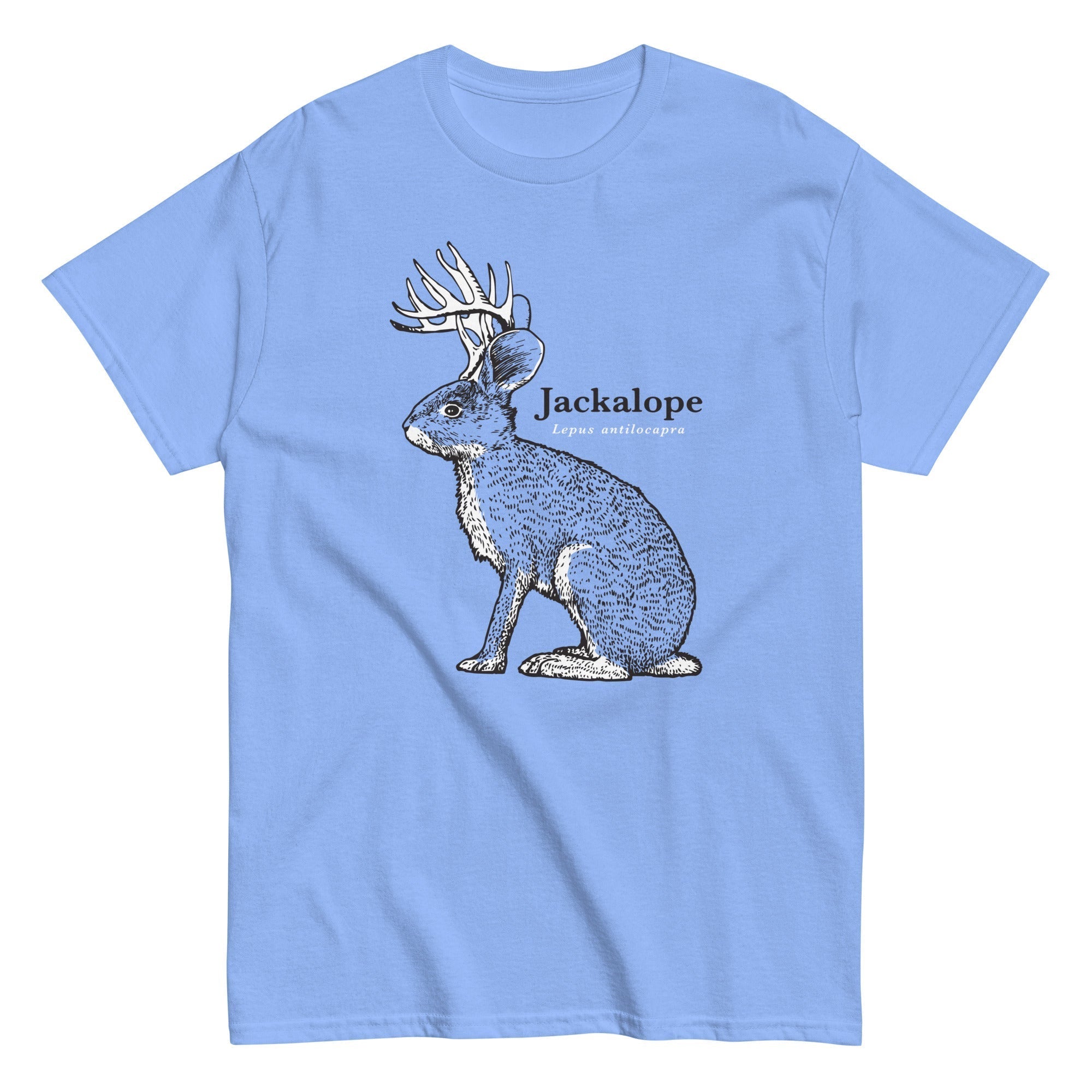Jackalope Men's Classic Tee Hoodie, Sweatshirt | PureTeeCo.com (Image 3)