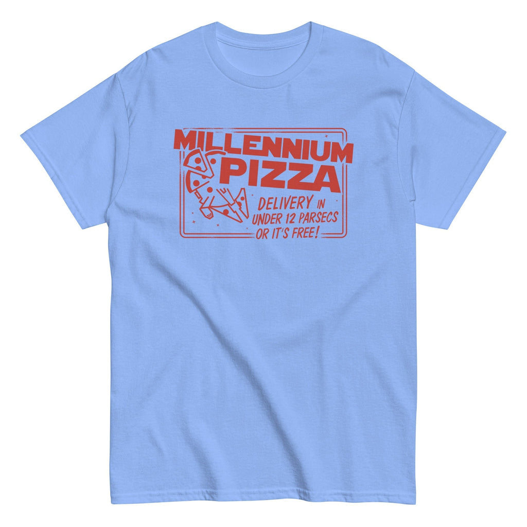 Millennium Pizza Men's Classic Tee Hoodie, Sweatshirt | PureTeeCo.com (Image 2)