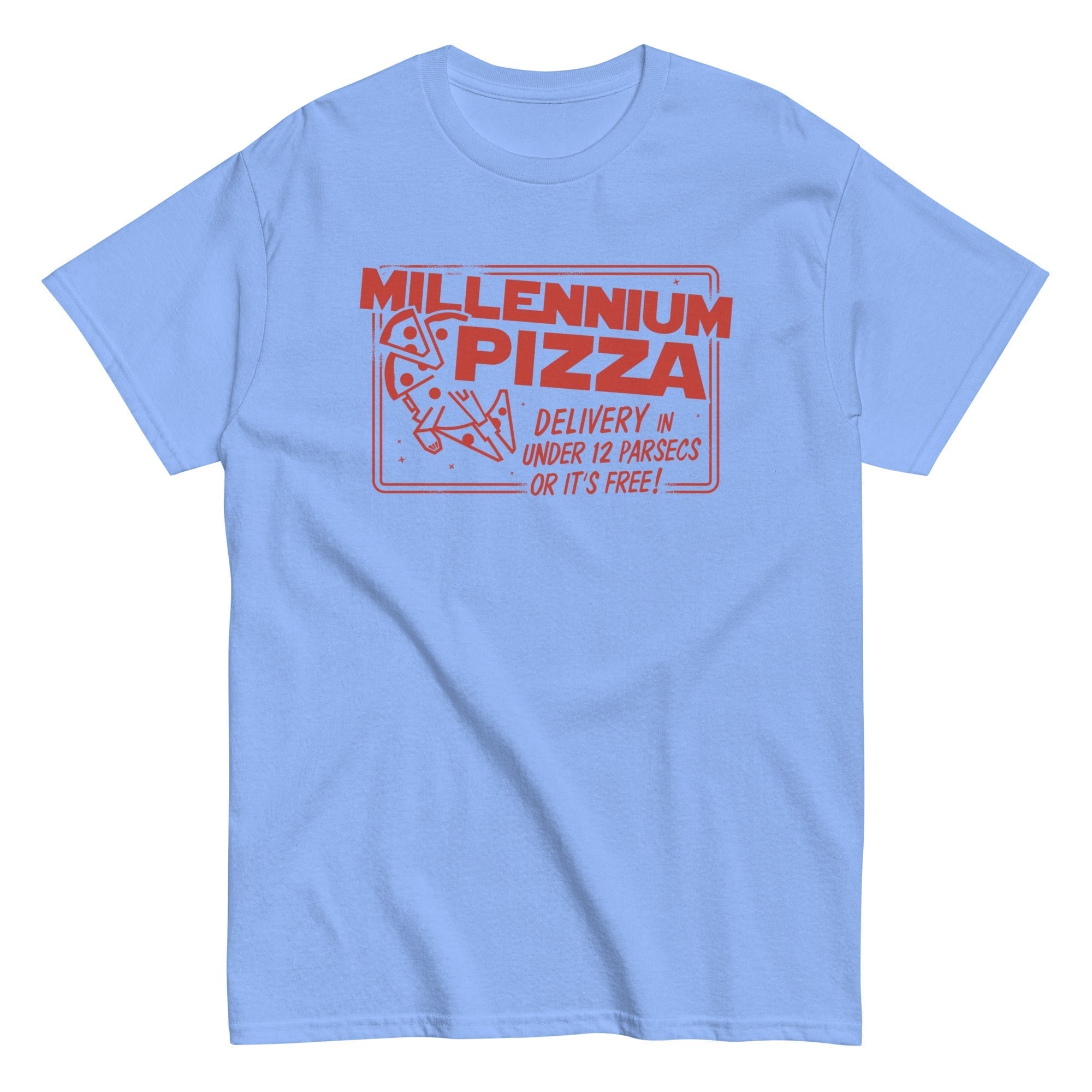 Millennium Pizza Men's Classic Tee Hoodie, Sweatshirt | PureTeeCo.com (Image 2)