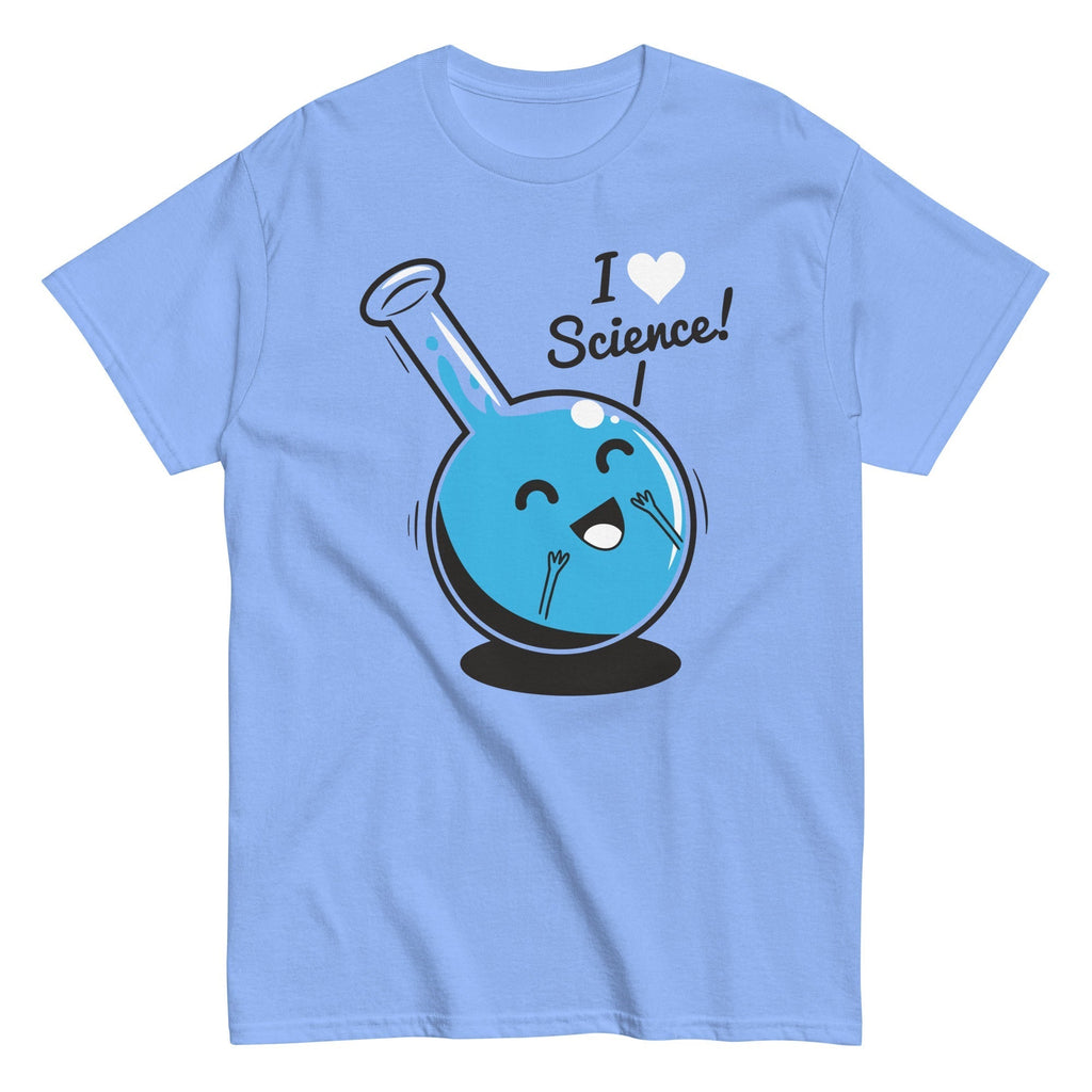 I Heart Science Men's Classic Tee Hoodie, Sweatshirt | PureTeeCo.com (Image 3)