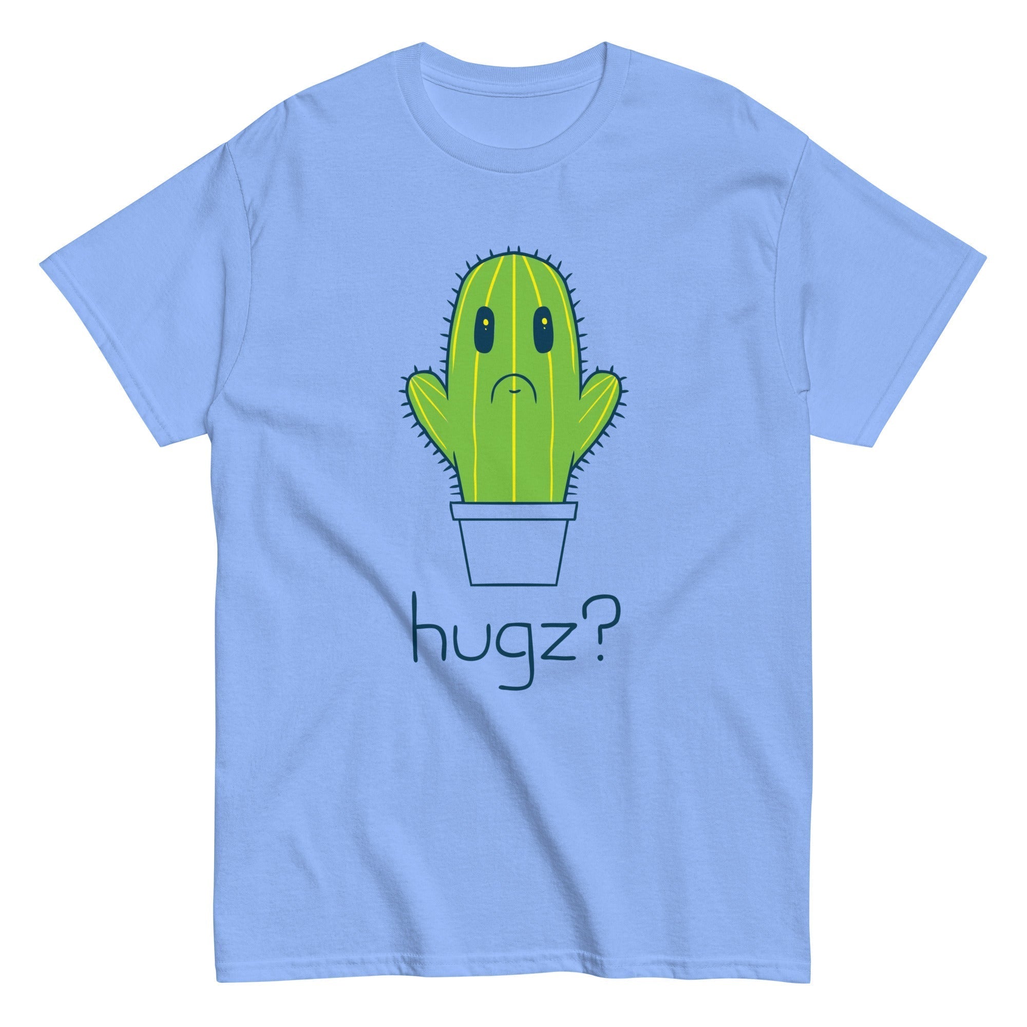 Hugz? Cactus Men's Classic Tee Hoodie, Sweatshirt | PureTeeCo.com (Image 1)
