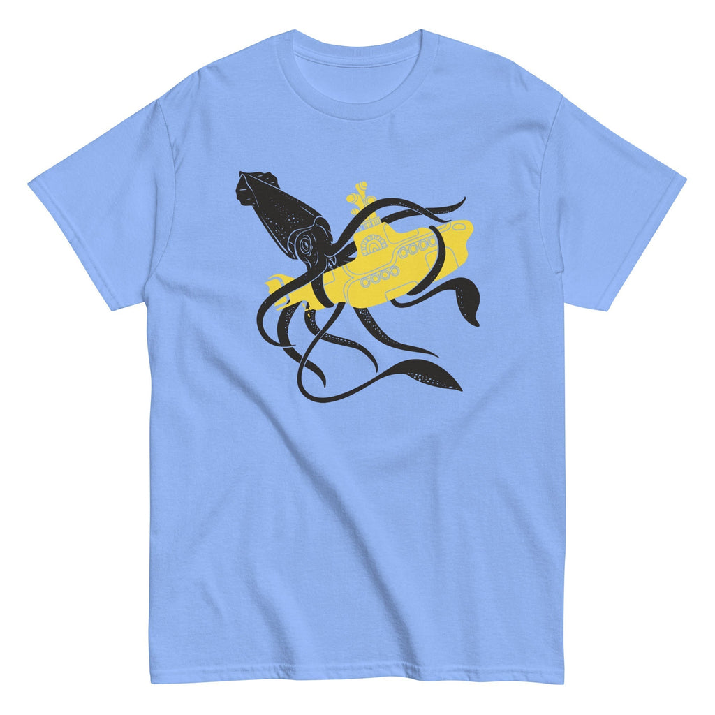 Squid Sub Battle Men's Classic Tee Hoodie, Sweatshirt | PureTeeCo.com (Image 4)