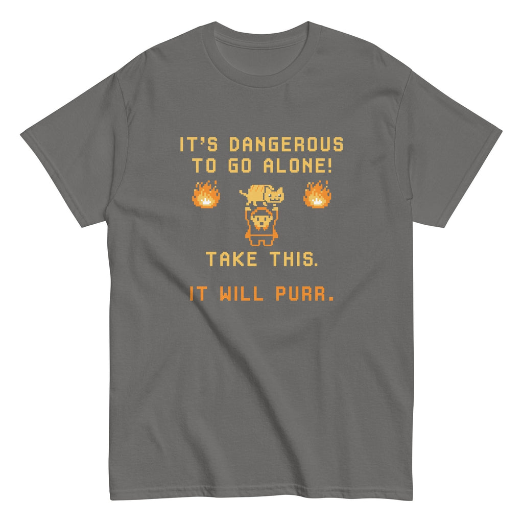 It's Dangerous To Go Alone Men's Classic Tee Hoodie, Sweatshirt | PureTeeCo.com (Image 1)