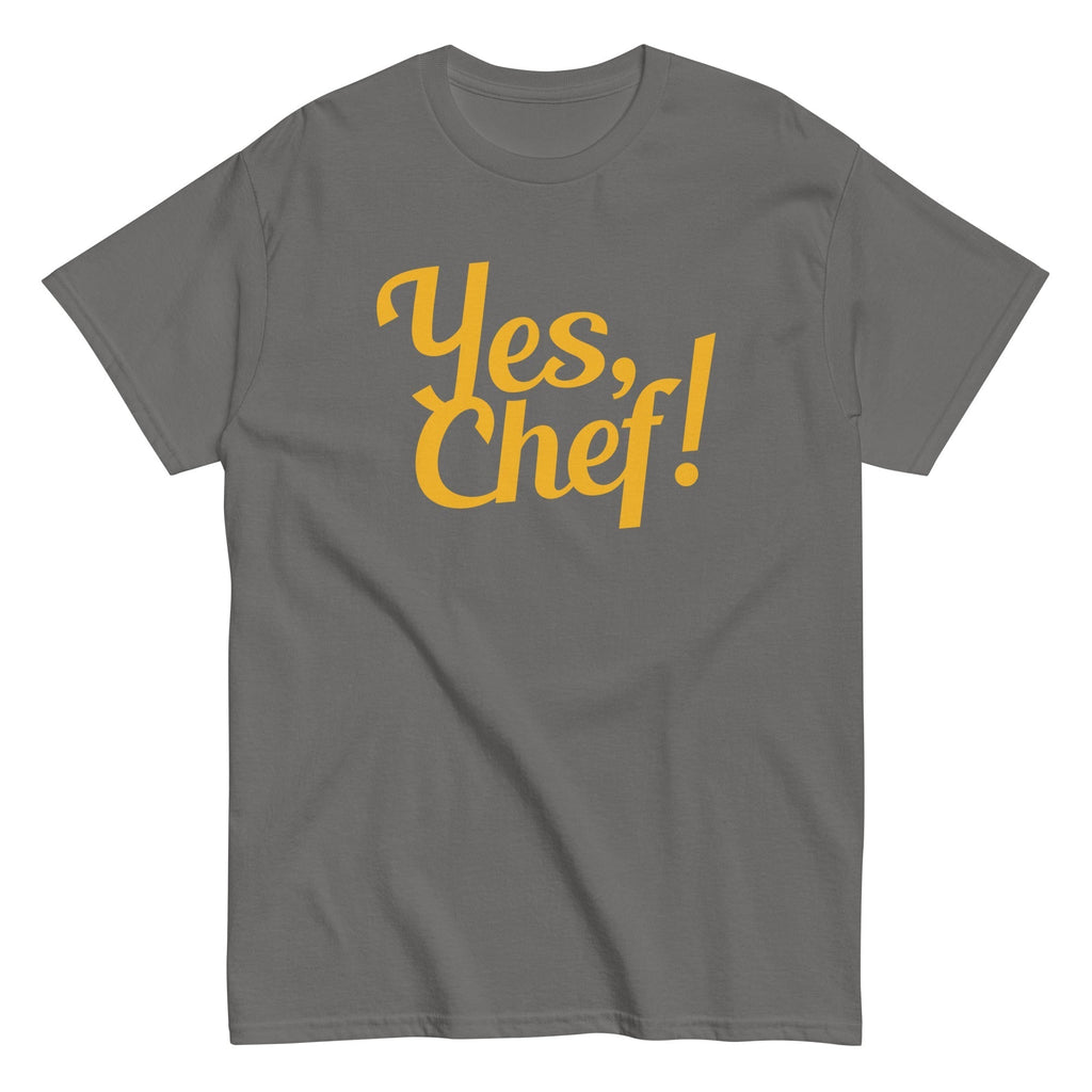 Yes, Chef! Men's Classic Tee Hoodie, Sweatshirt | PureTeeCo.com (Image 1)