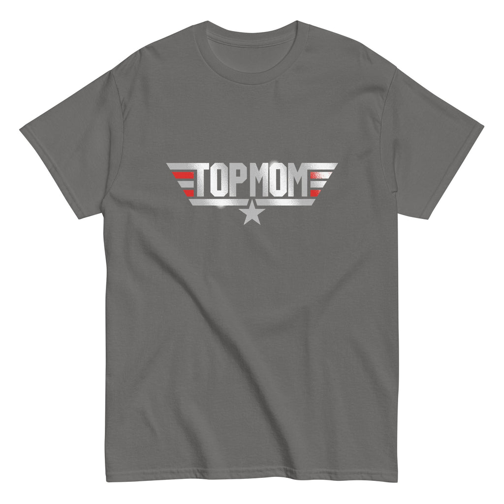 Top Mom Men's Classic Tee Hoodie, Sweatshirt | PureTeeCo.com (Image 5)