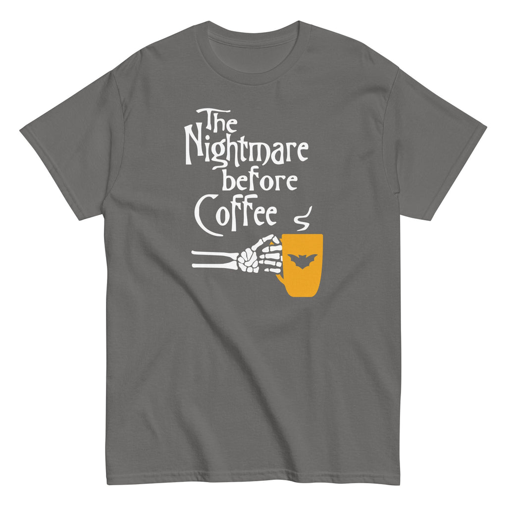 The Nightmare Before Coffee Men's Classic Tee Hoodie, Sweatshirt | PureTeeCo.com (Image 4)