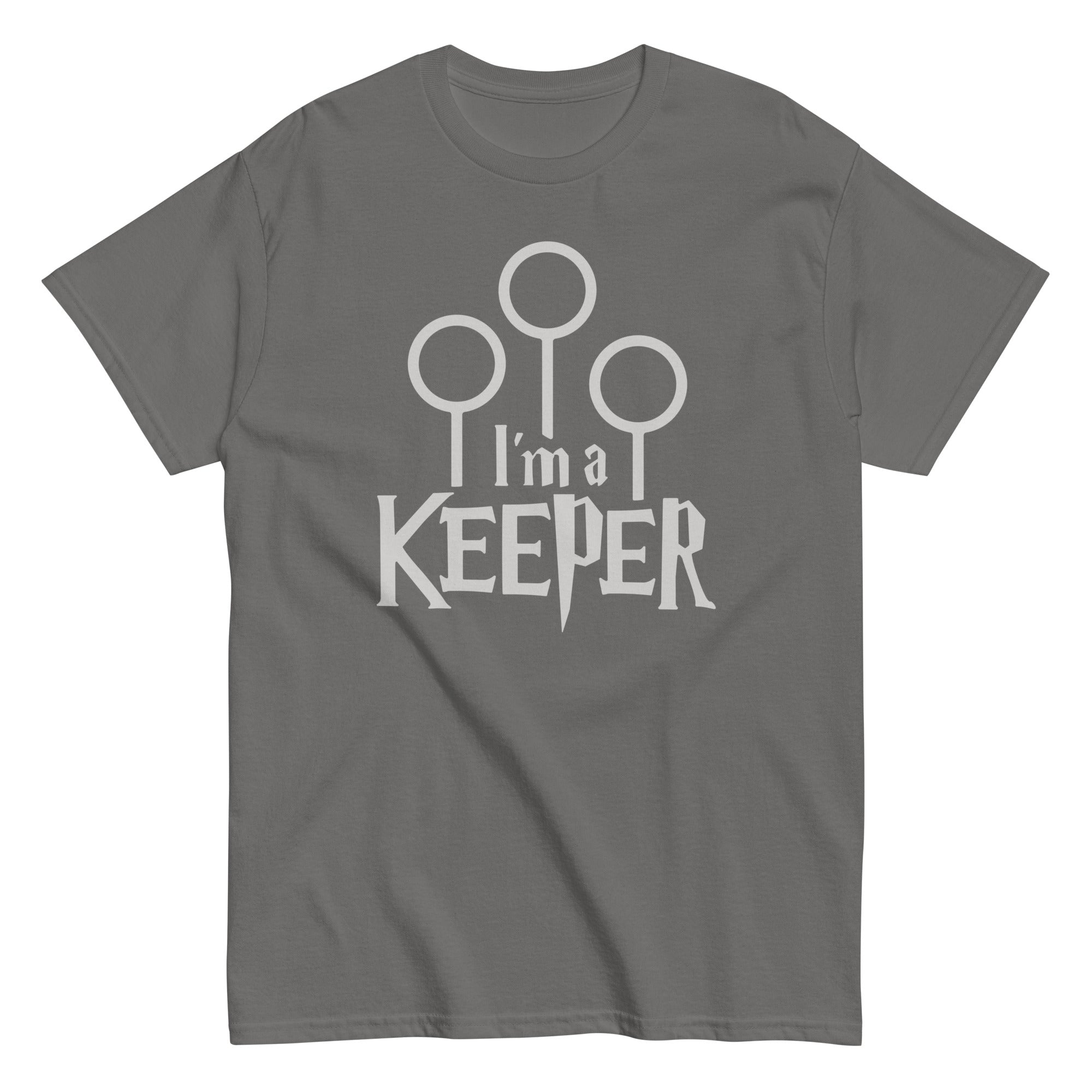 I'm A Keeper Men's Classic Tee Hoodie, Sweatshirt | PureTeeCo.com (Image 1)
