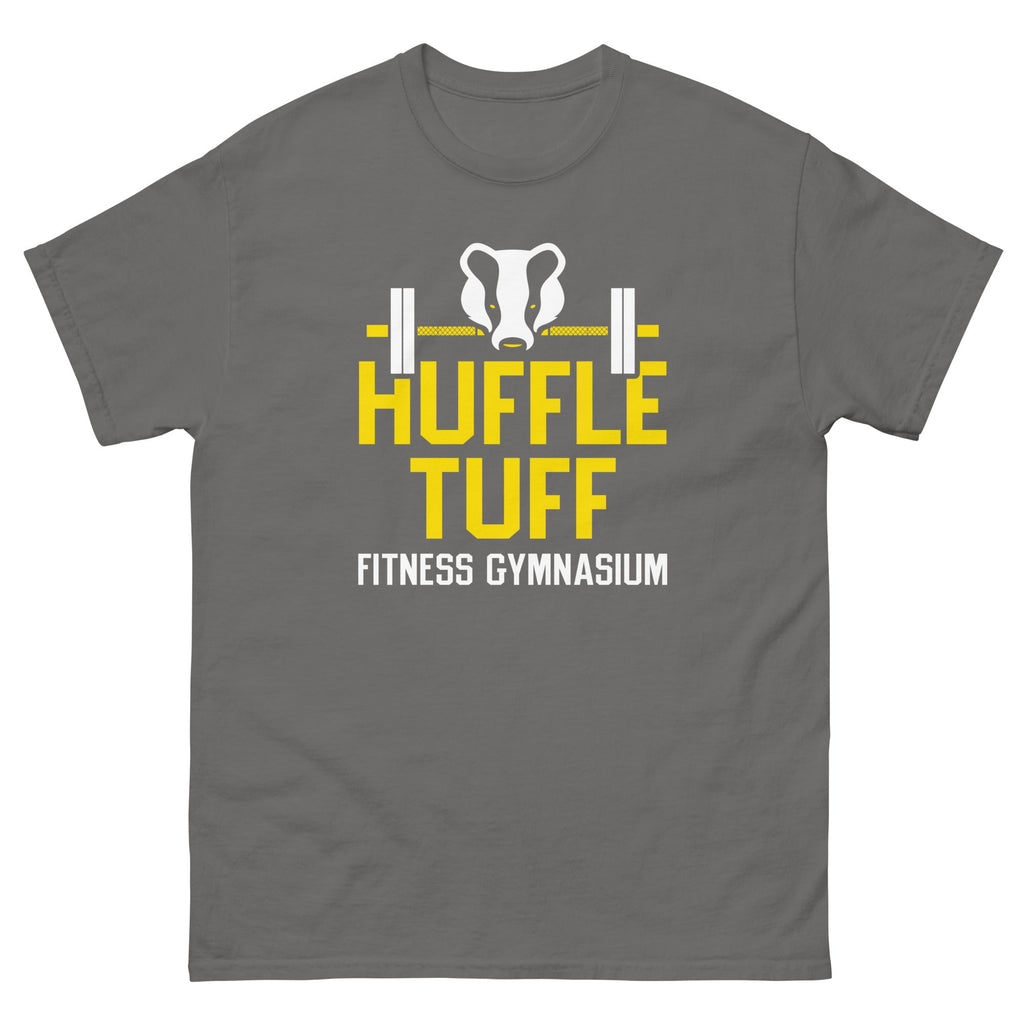 Huffle Tuff Gym Men's Classic Tee Hoodie, Sweatshirt | PureTeeCo.com (Image 4)