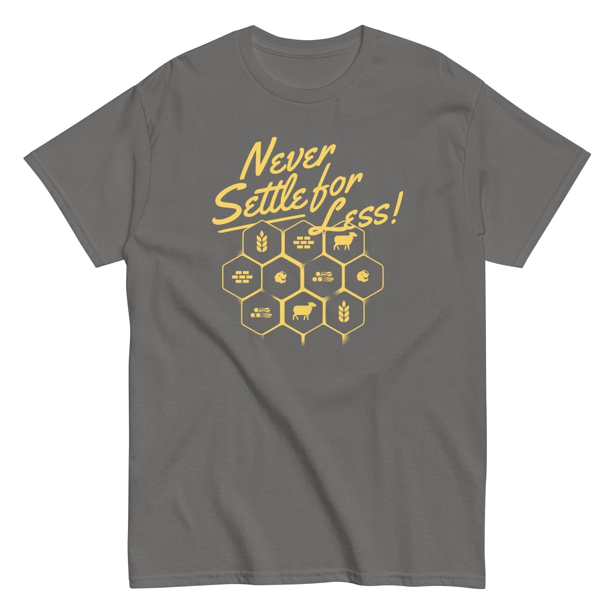 Never Settle For Less Men's Classic Tee Hoodie, Sweatshirt | PureTeeCo.com (Image 5)