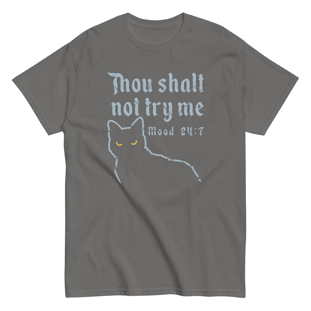 Thou Shalt Not Try Me Men's Classic Tee Hoodie, Sweatshirt | PureTeeCo.com (Image 3)