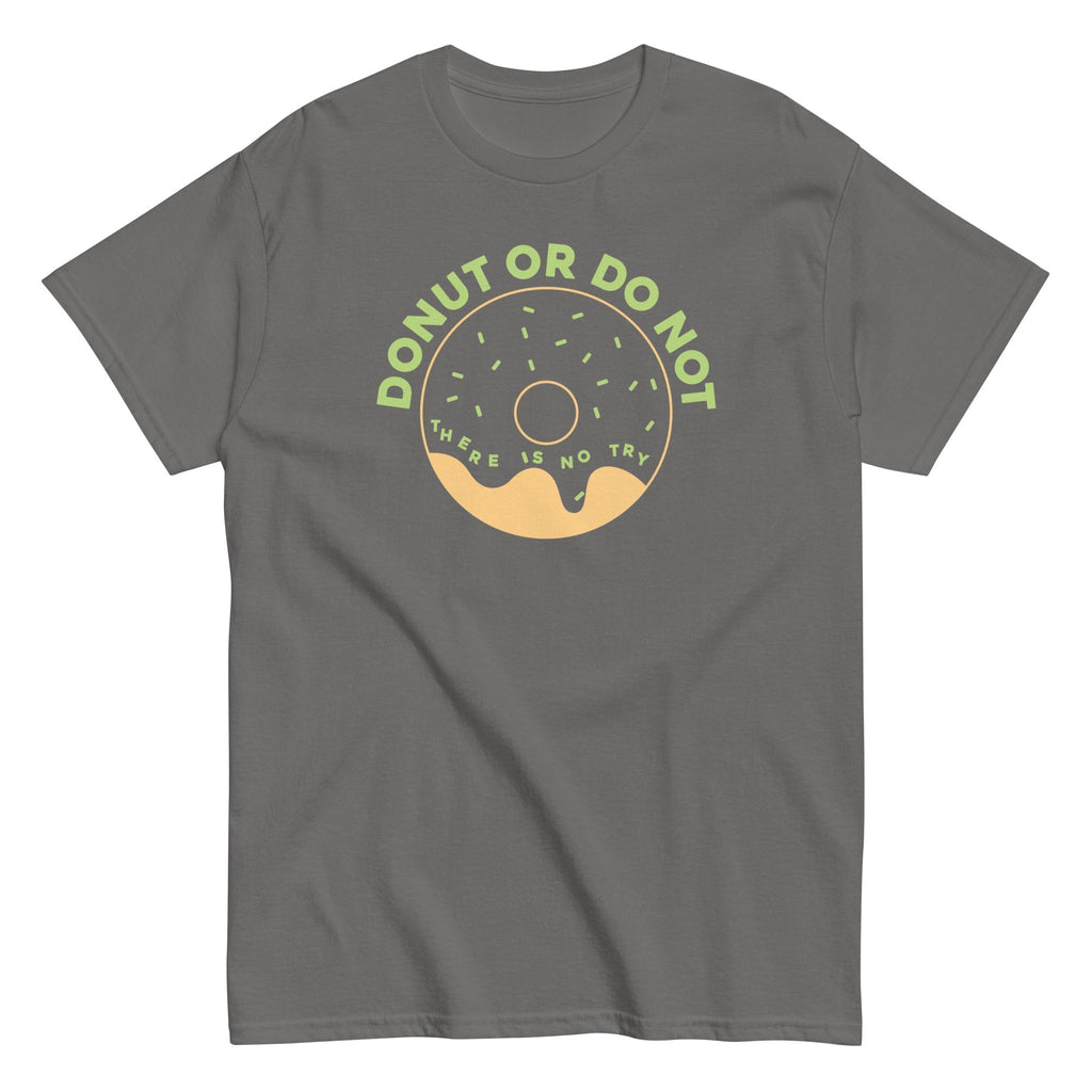 Donut Or Do Not Men's Classic Tee Hoodie, Sweatshirt | PureTeeCo.com (Image 4)