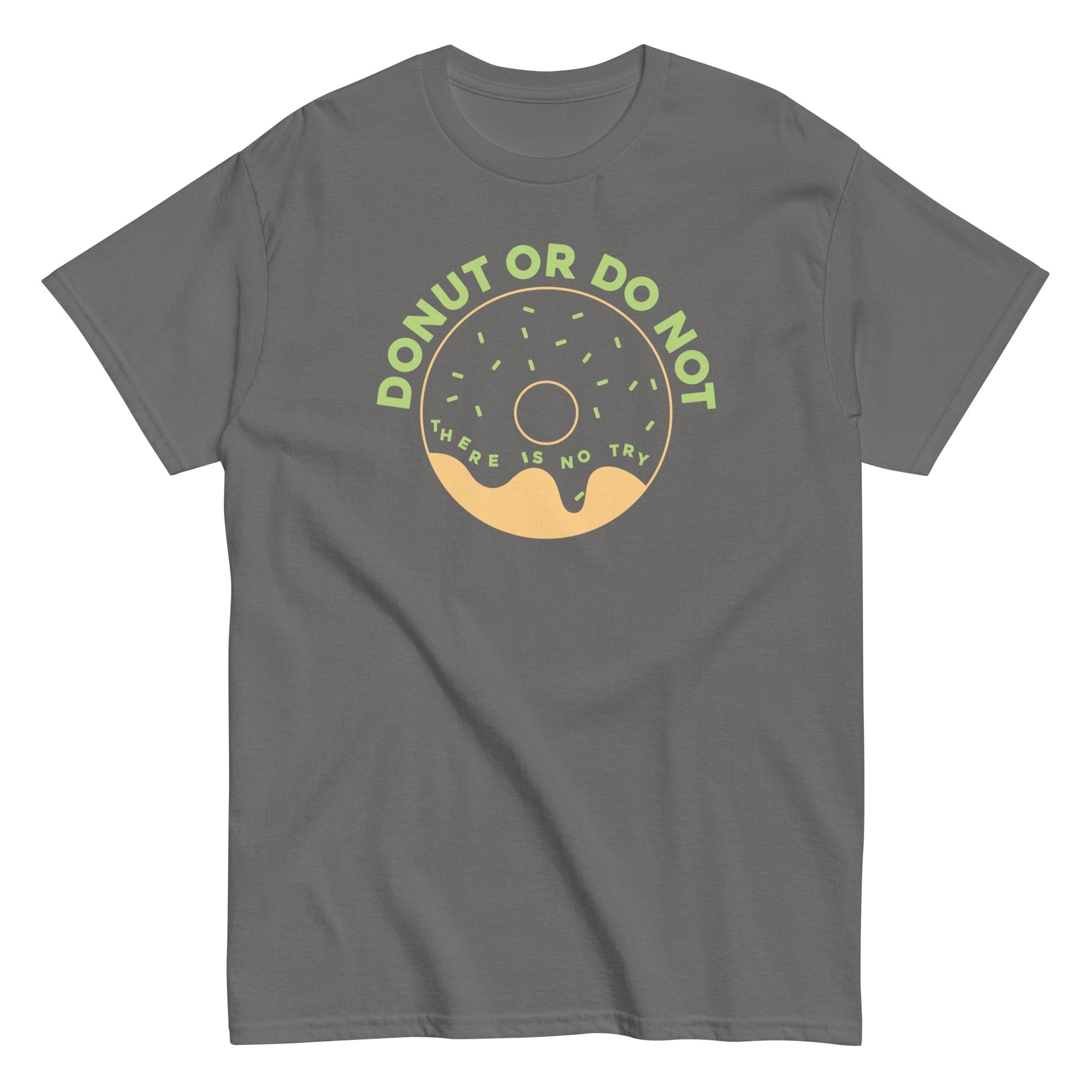 Donut Or Do Not Men's Classic Tee Hoodie, Sweatshirt | PureTeeCo.com (Image 4)