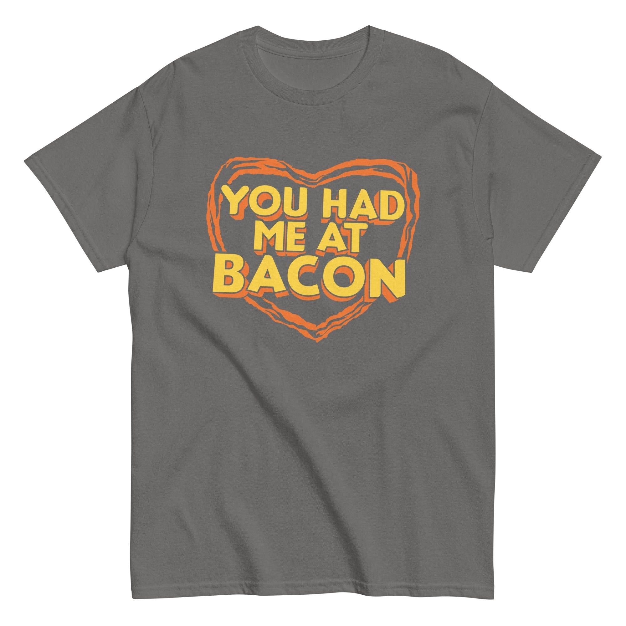 You Had Me At Bacon Men's Classic Tee Hoodie, Sweatshirt | PureTeeCo.com (Image 5)