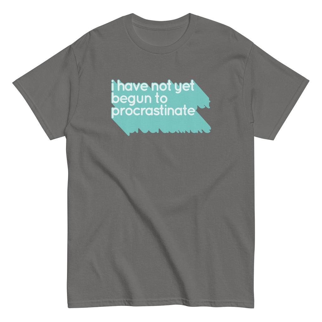 Not Begun To Procrastinate Men's Classic Tee Hoodie, Sweatshirt | PureTeeCo.com (Image 4)