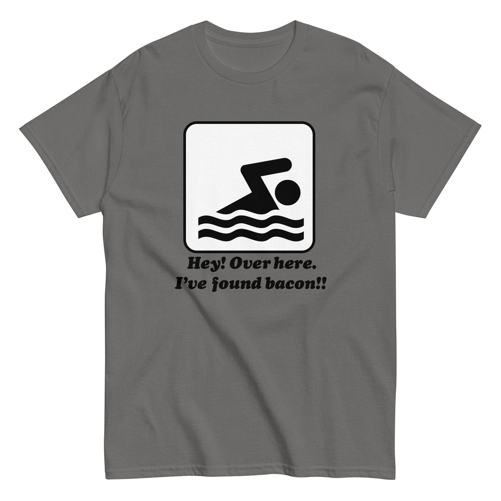 I've Found Bacon! Men's Classic Tee Hoodie, Sweatshirt | PureTeeCo.com (Image 3)
