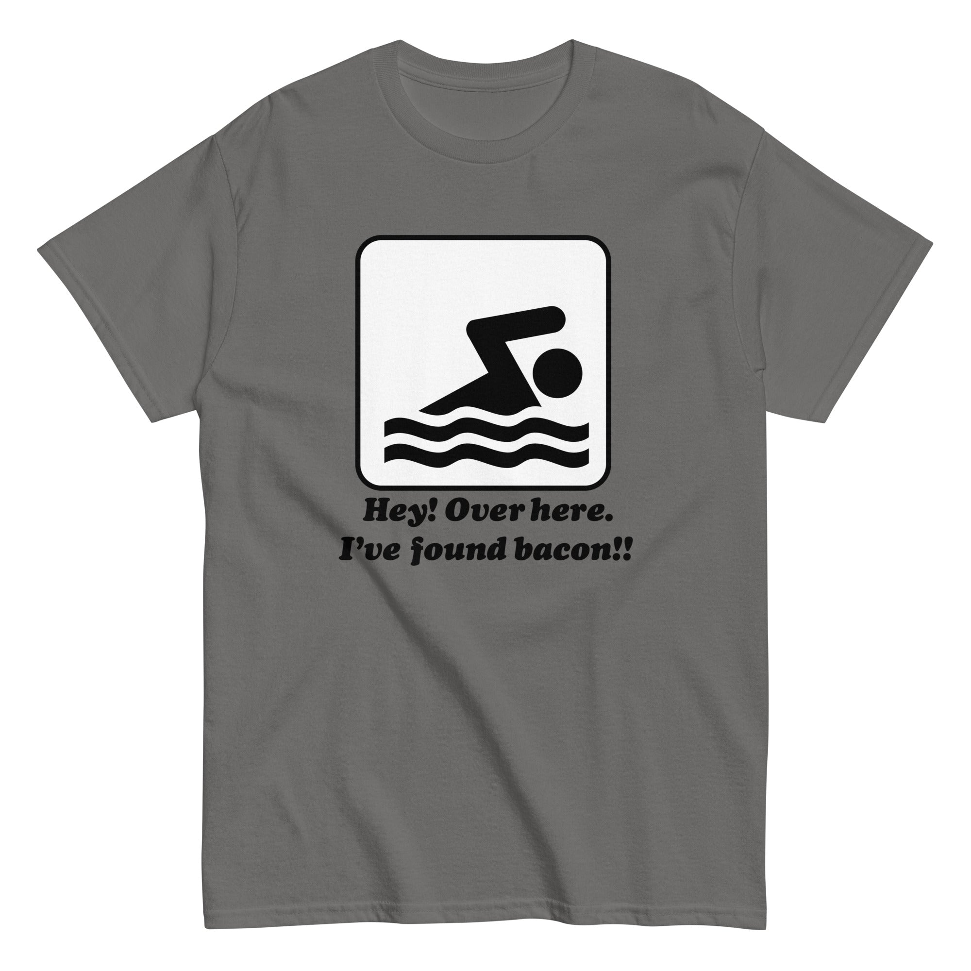 I've Found Bacon! Men's Classic Tee Hoodie, Sweatshirt | PureTeeCo.com (Image 3)