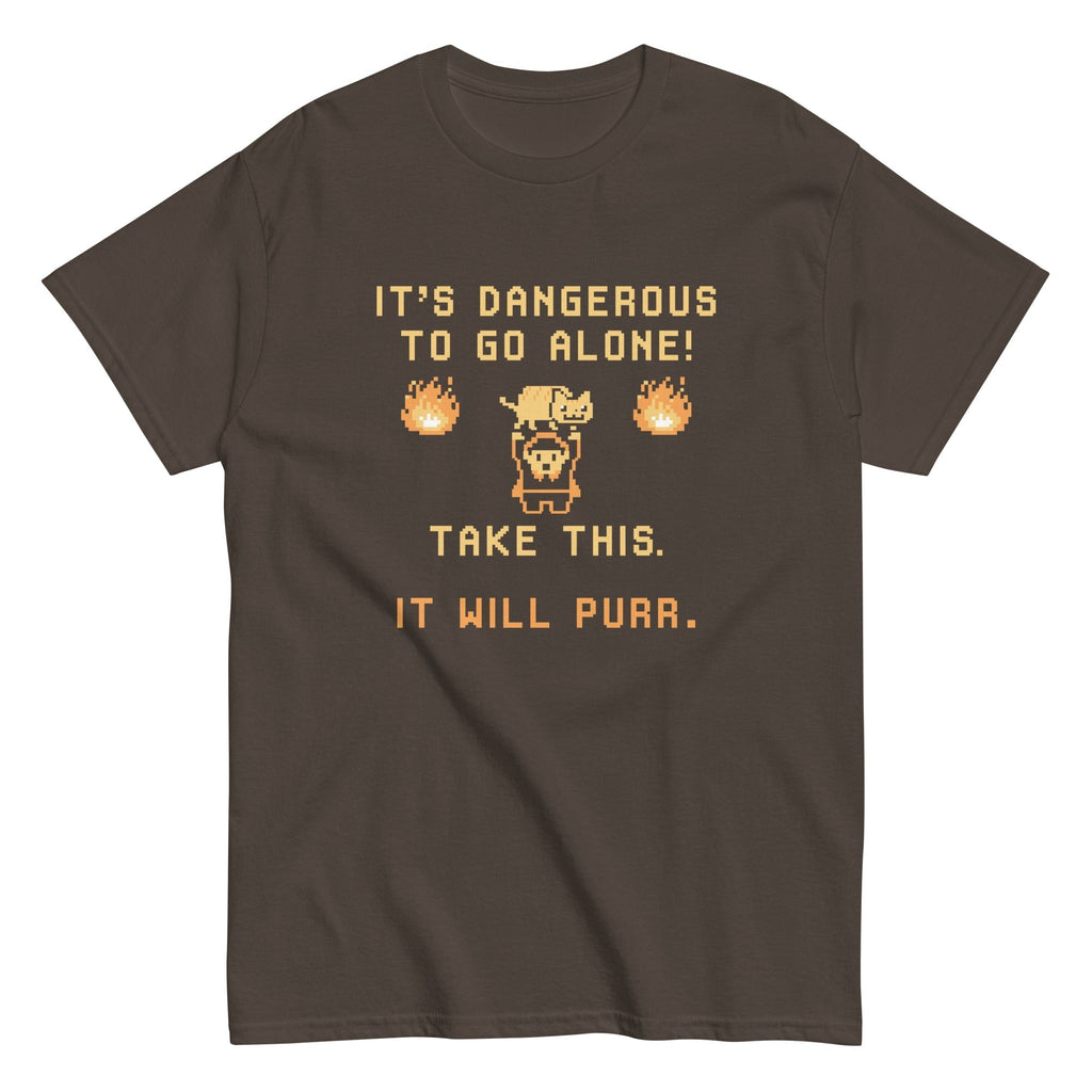 It's Dangerous To Go Alone Men's Classic Tee Hoodie, Sweatshirt | PureTeeCo.com (Image 4)