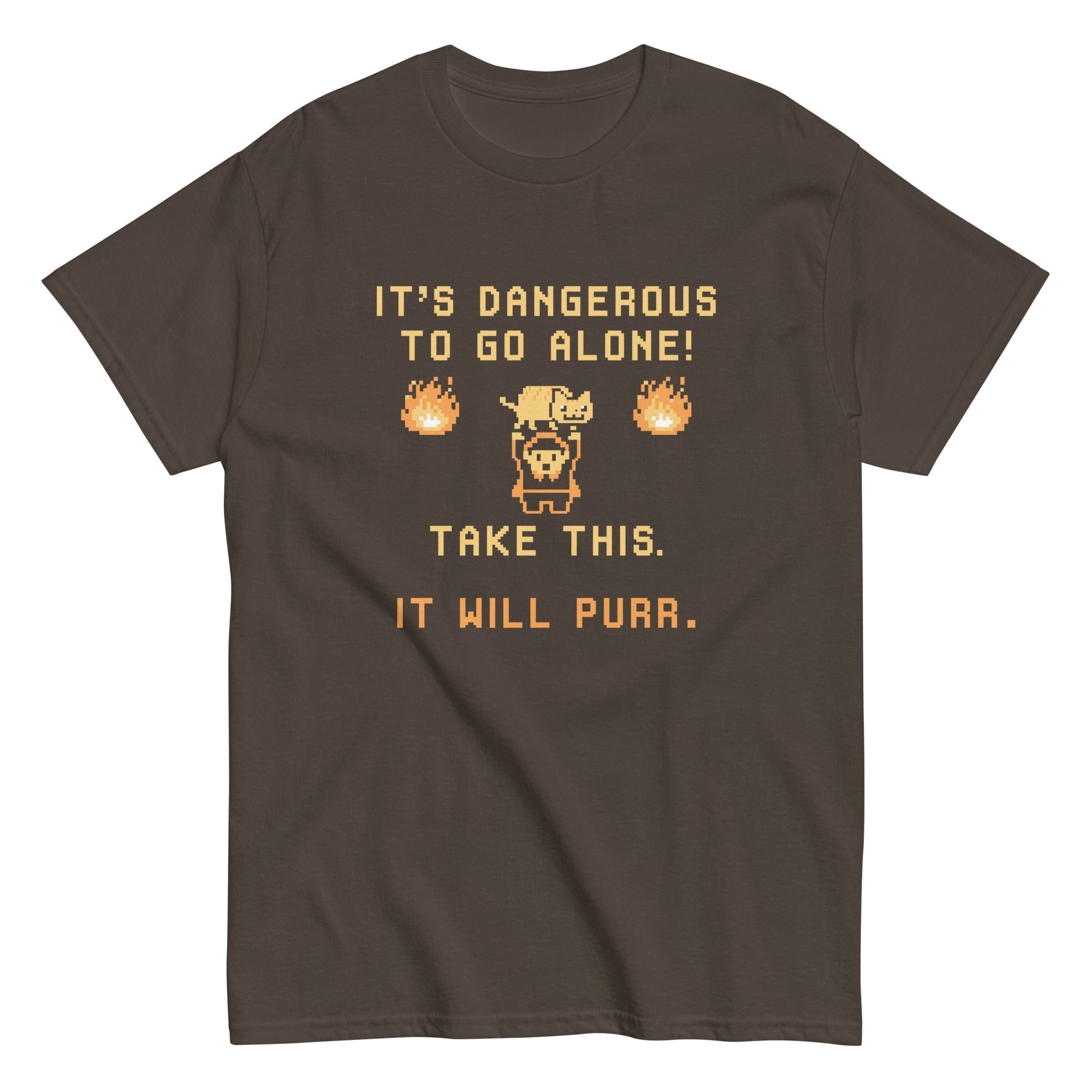 It's Dangerous To Go Alone Men's Classic Tee Hoodie, Sweatshirt | PureTeeCo.com (Image 4)