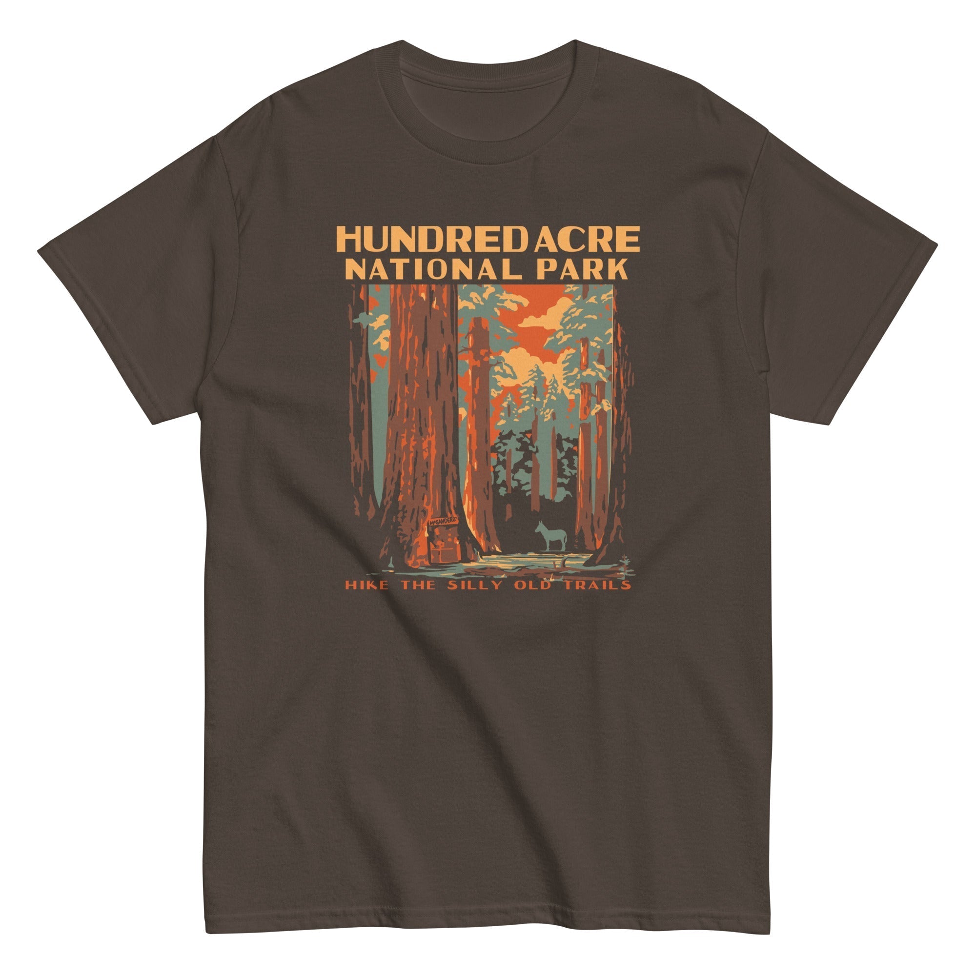 Hundred Acre National Park Men's Classic Tee Hoodie, Sweatshirt | PureTeeCo.com (Image 2)