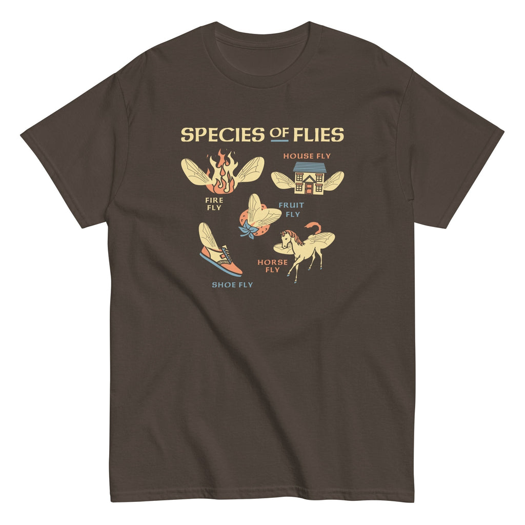 Species Of Flies Men's Classic Tee Hoodie, Sweatshirt | PureTeeCo.com (Image 3)