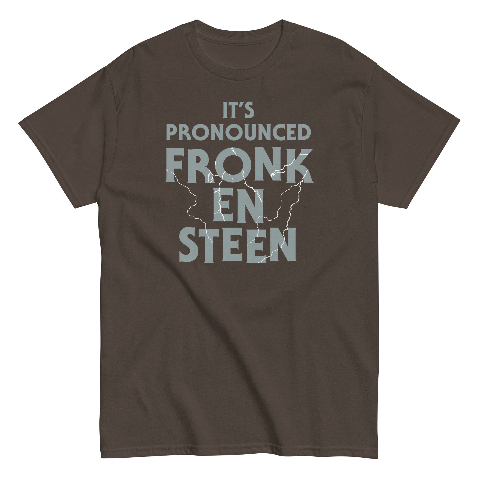It's Pronounced Fronk-En-Steen Men's Classic Tee Hoodie, Sweatshirt | PureTeeCo.com (Image 3)