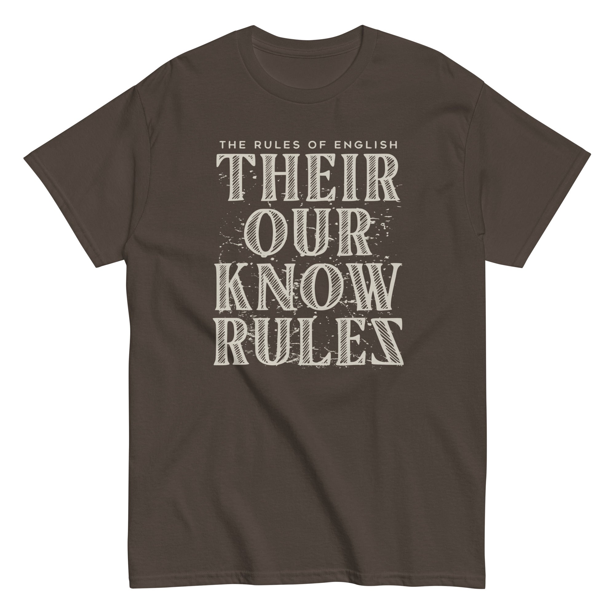 Their Our Know Rules Men's Classic Tee Hoodie, Sweatshirt | PureTeeCo.com (Image 5)
