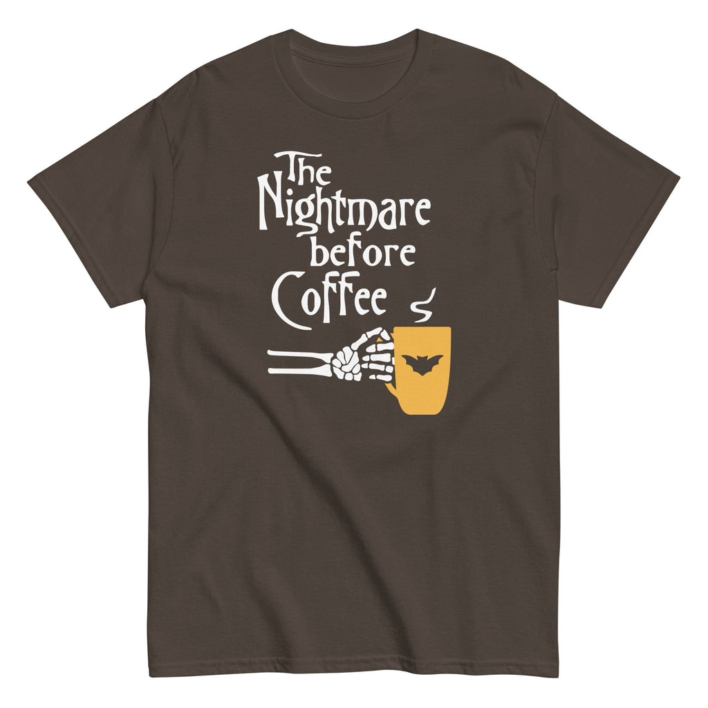 The Nightmare Before Coffee Men's Classic Tee Hoodie, Sweatshirt | PureTeeCo.com (Image 3)
