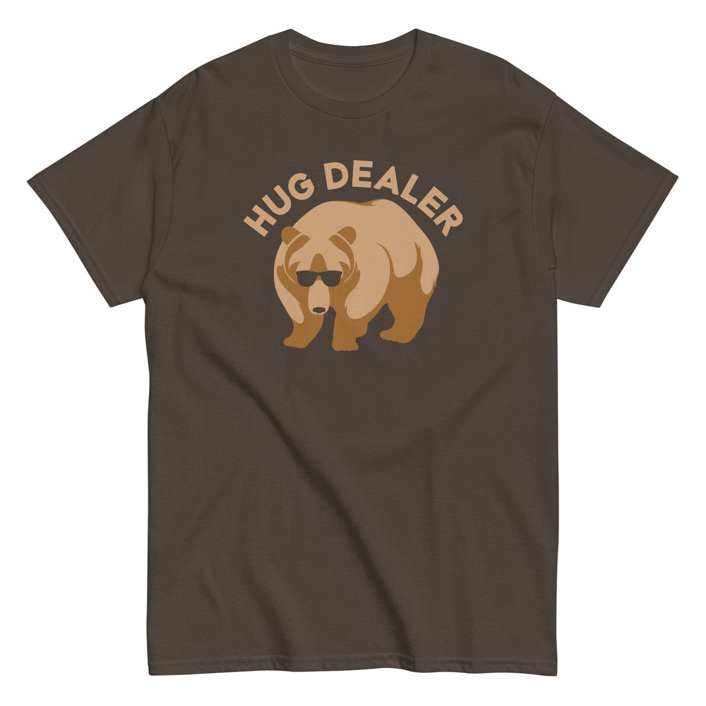 Hug Dealer Men's Classic Tee Hoodie, Sweatshirt | PureTeeCo.com (Image 3)