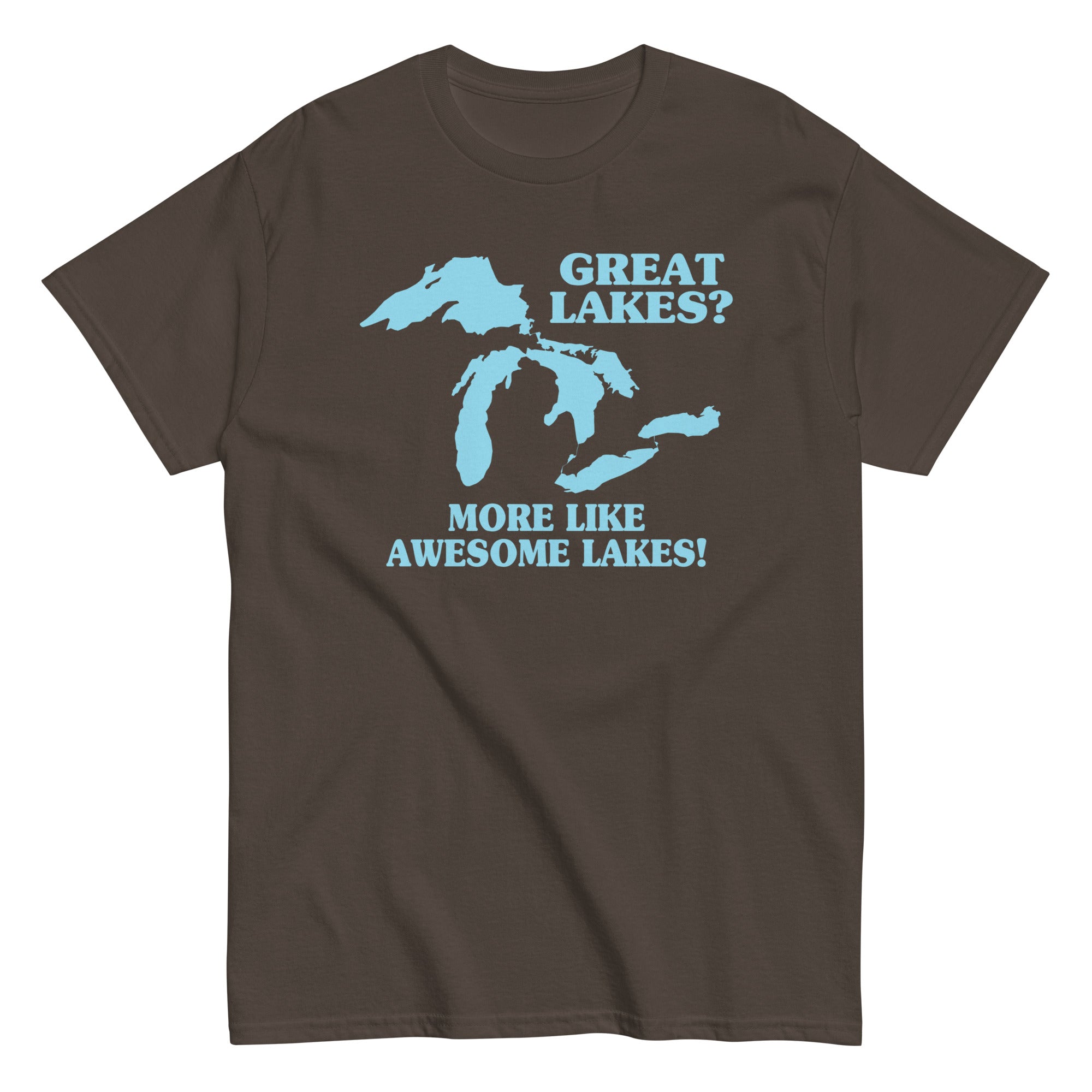 Great Lakes? Men's Classic Tee Hoodie, Sweatshirt | PureTeeCo.com (Image 3)