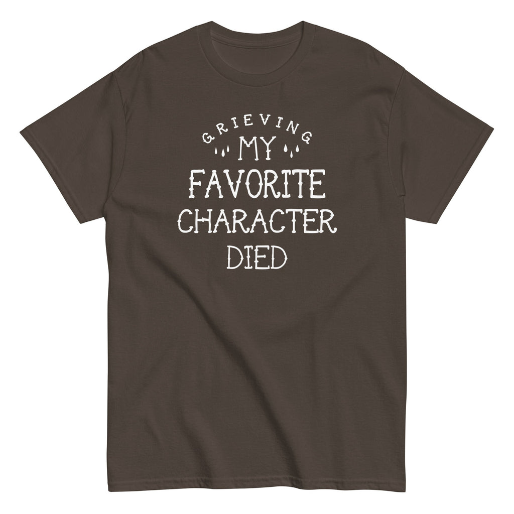 My Favorite Character Died Men's Classic Tee Hoodie, Sweatshirt | PureTeeCo.com (Image 3)