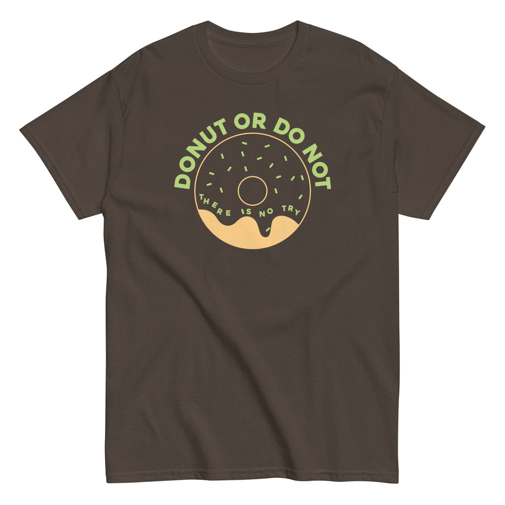 Donut Or Do Not Men's Classic Tee Hoodie, Sweatshirt | PureTeeCo.com (Image 3)