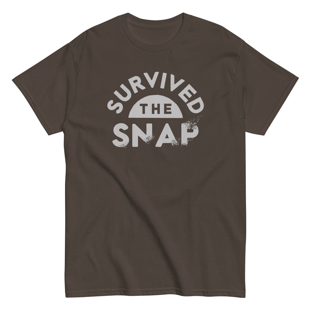 Survived The Snap Men's Classic Tee Hoodie, Sweatshirt | PureTeeCo.com (Image 5)