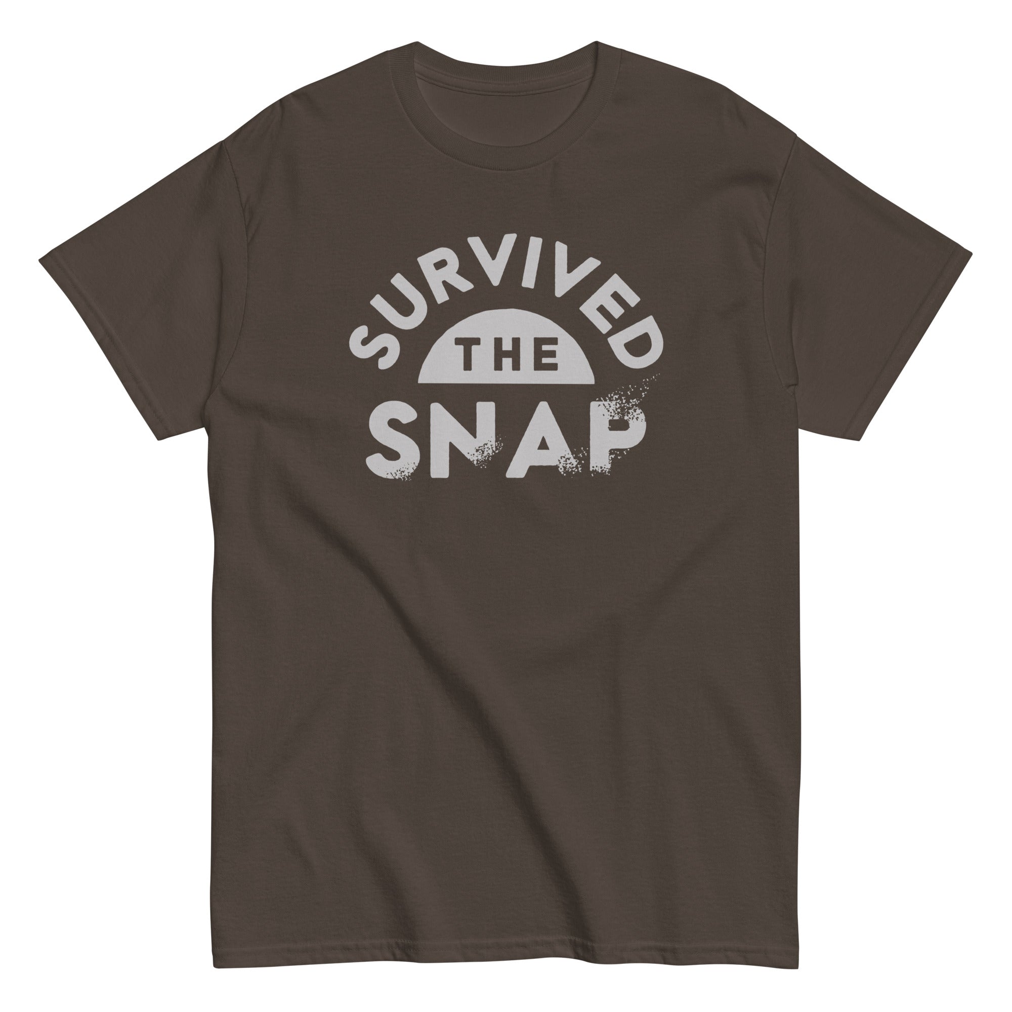 Survived The Snap Men's Classic Tee Hoodie, Sweatshirt | PureTeeCo.com (Image 5)