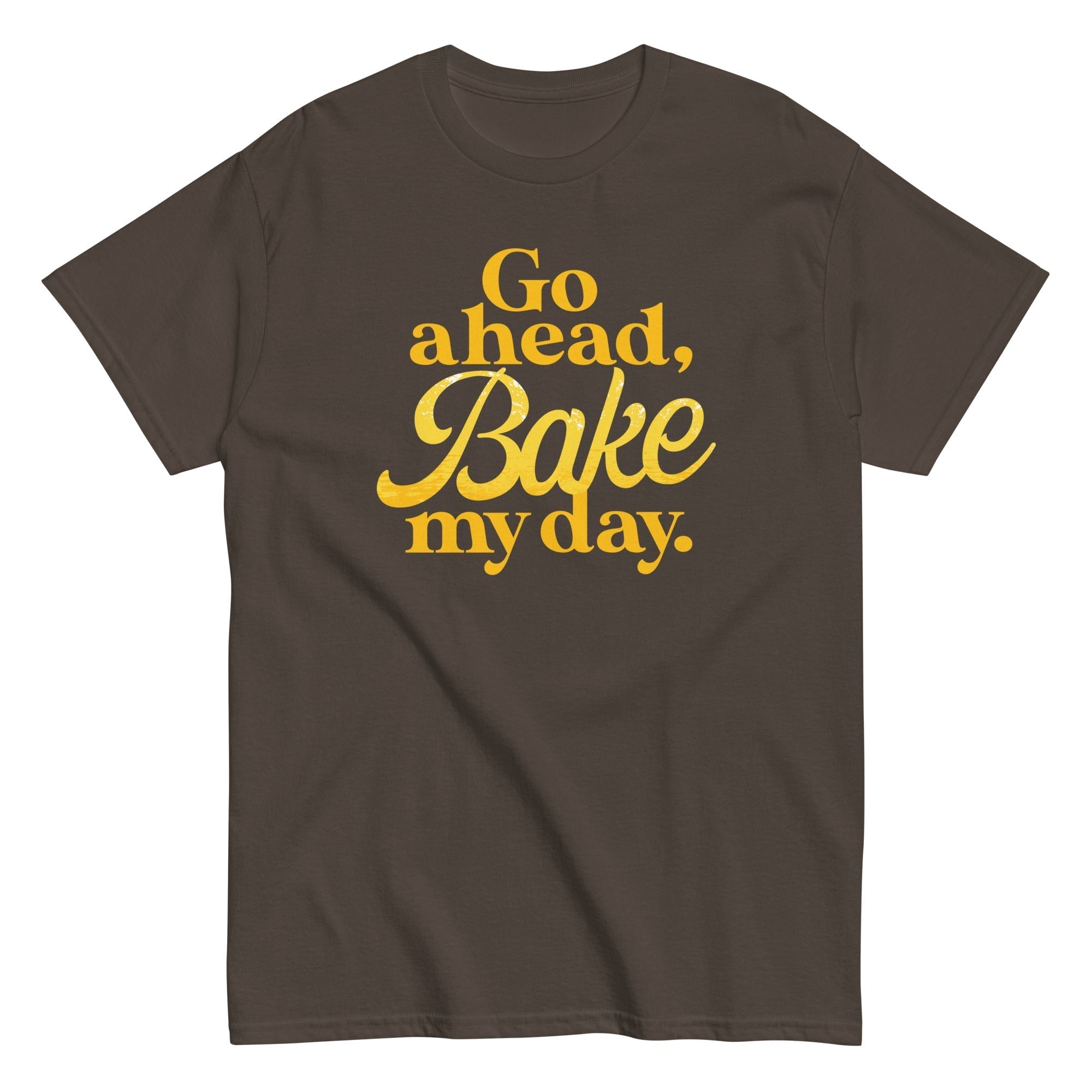 Go Ahead, Bake My Day Men's Classic Tee Hoodie, Sweatshirt | PureTeeCo.com (Image 3)