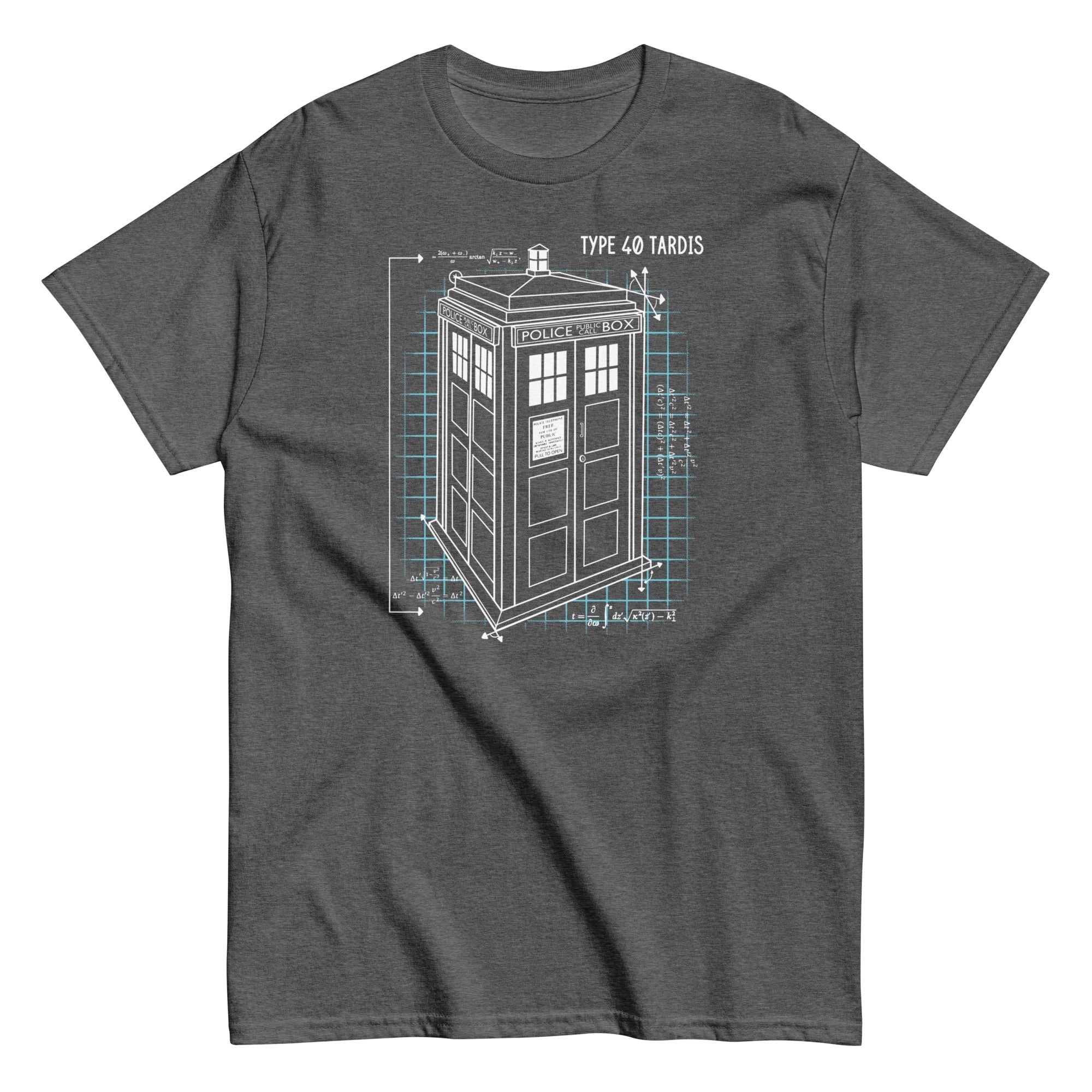 Type 40 Tardis Men's Classic Tee Hoodie, Sweatshirt | PureTeeCo.com (Image 5)