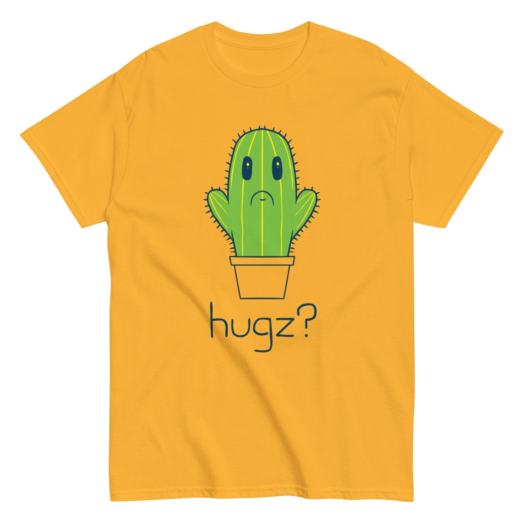 Hugz? Cactus Men's Classic Tee Hoodie, Sweatshirt | PureTeeCo.com (Image 4)