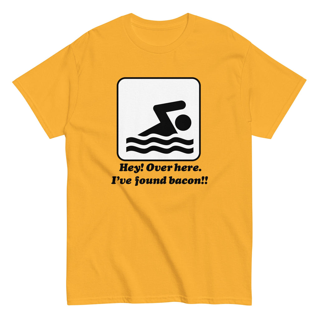 I've Found Bacon! Men's Classic Tee Hoodie, Sweatshirt | PureTeeCo.com (Image 5)