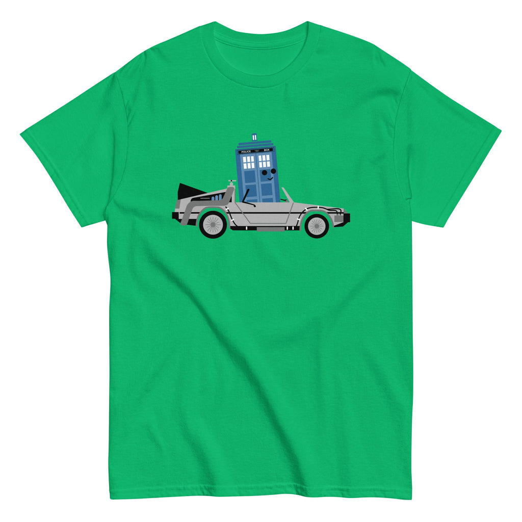 Time Machine x Two Men's Classic Tee Hoodie, Sweatshirt | PureTeeCo.com (Image 1)