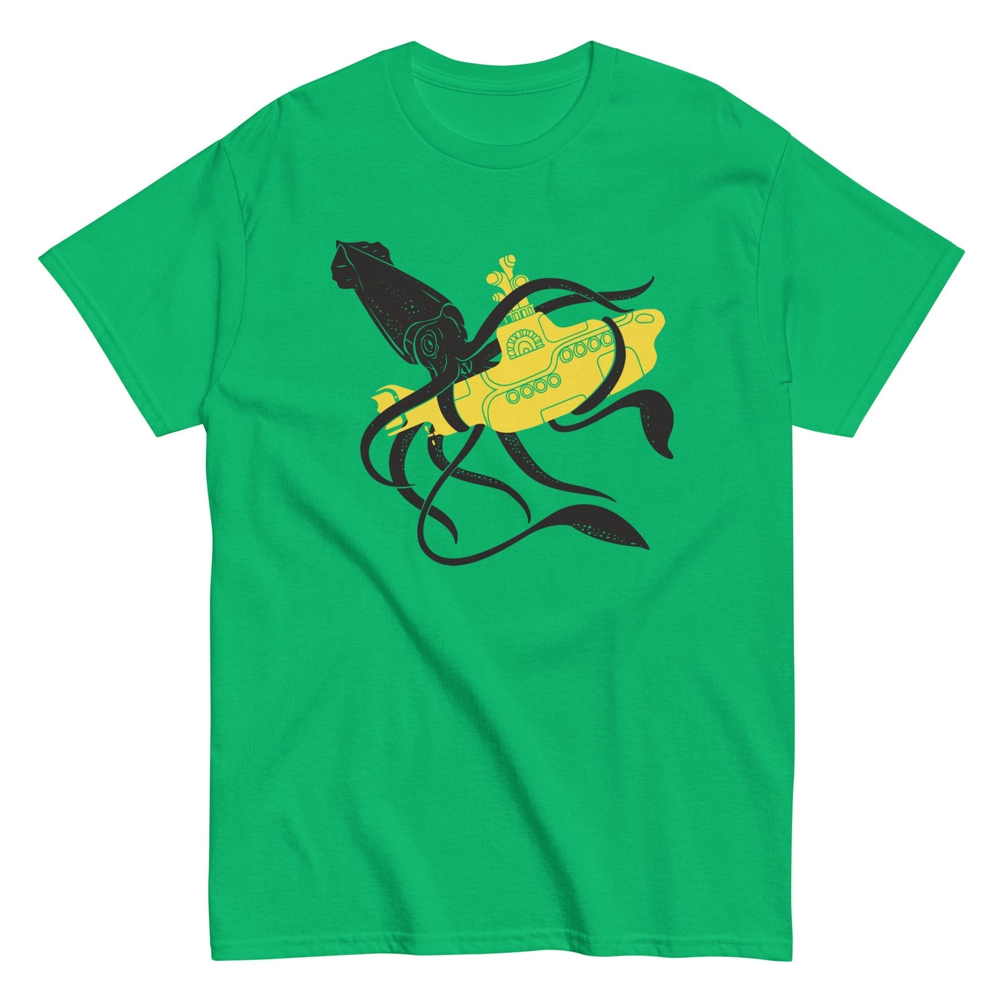 Squid Sub Battle Men's Classic Tee Hoodie, Sweatshirt | PureTeeCo.com (Image 2)