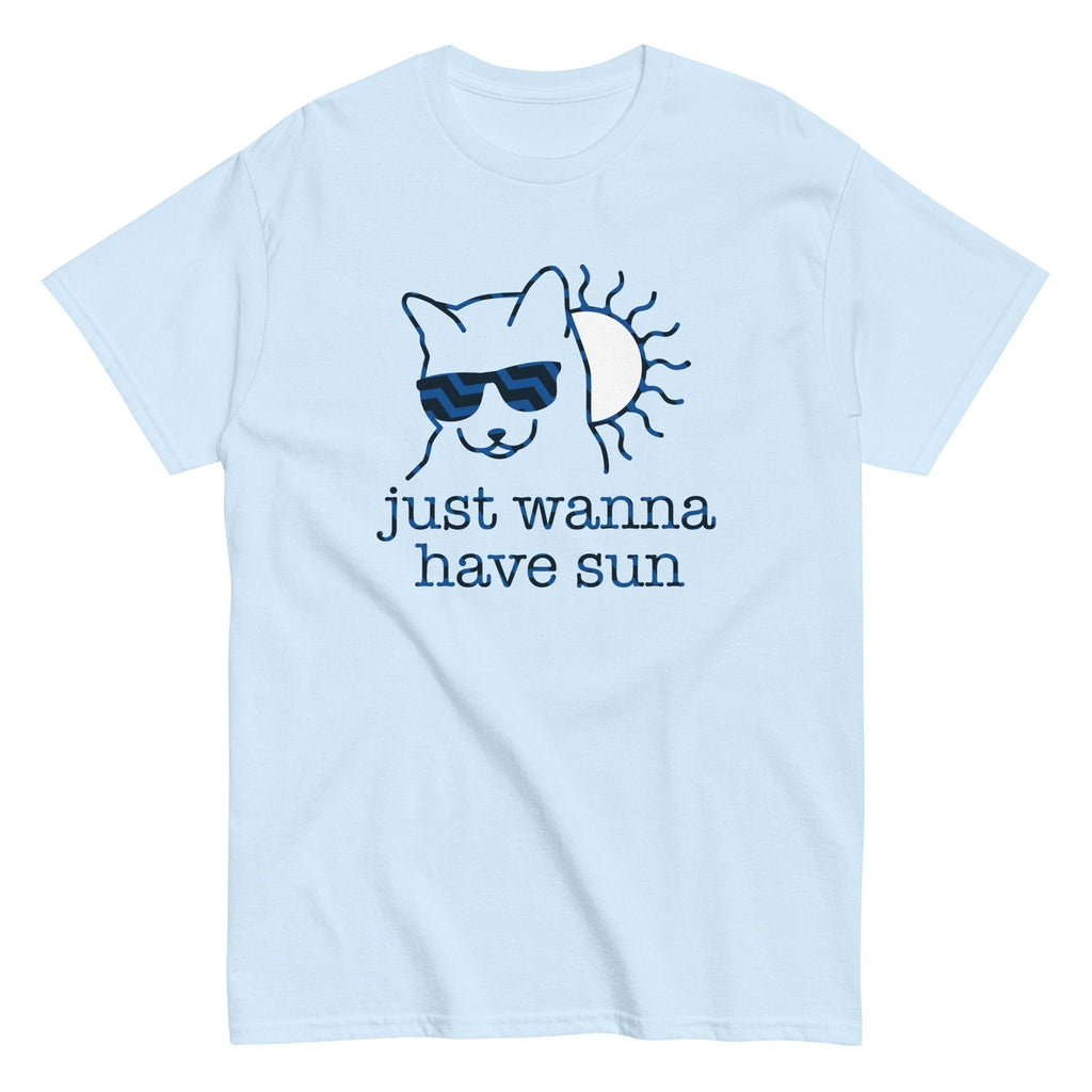 Just Wanna Have Sun Men's Classic Tee Hoodie, Sweatshirt | PureTeeCo.com (Image 2)