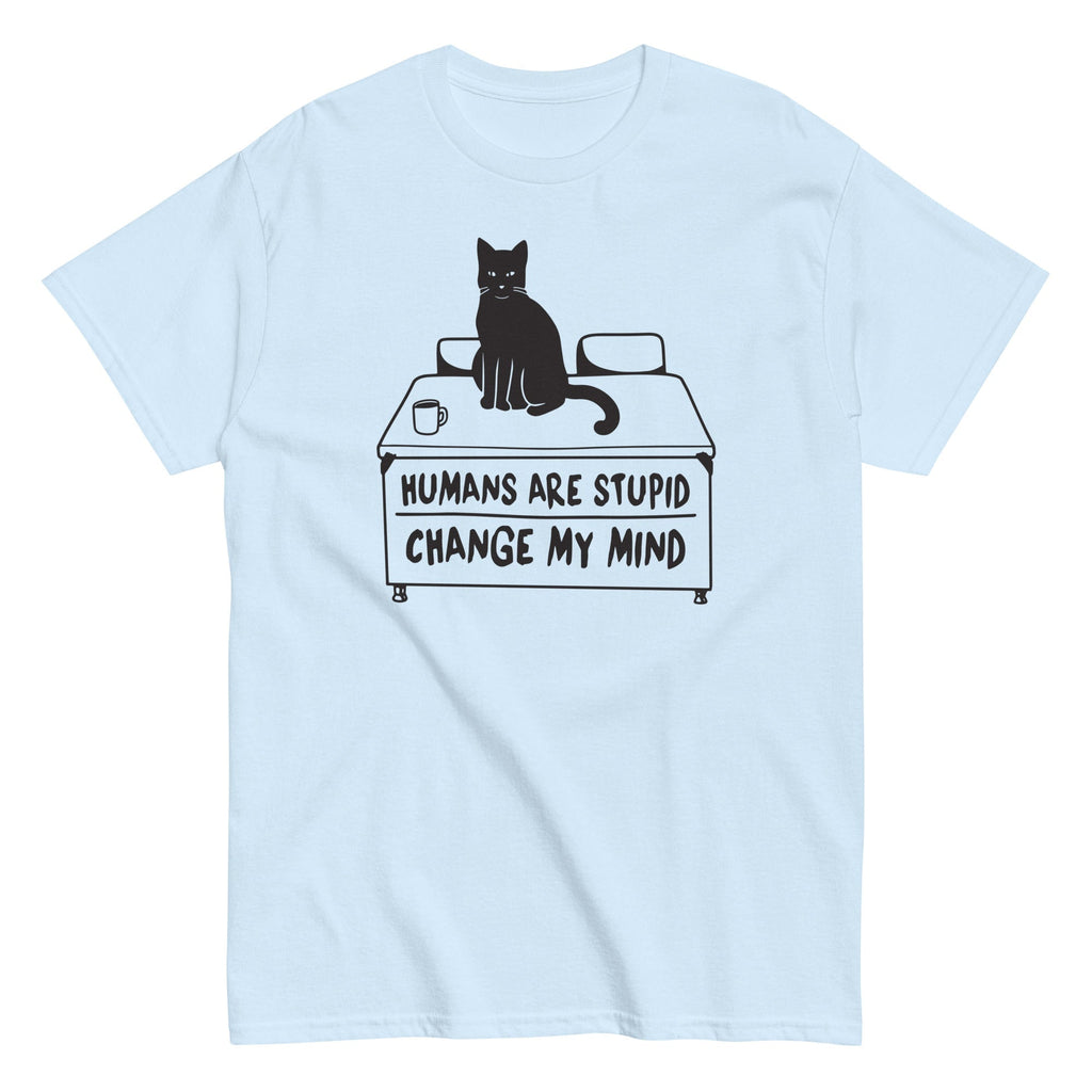 Humans Are Stupid Men's Classic Tee Hoodie, Sweatshirt | PureTeeCo.com (Image 4)