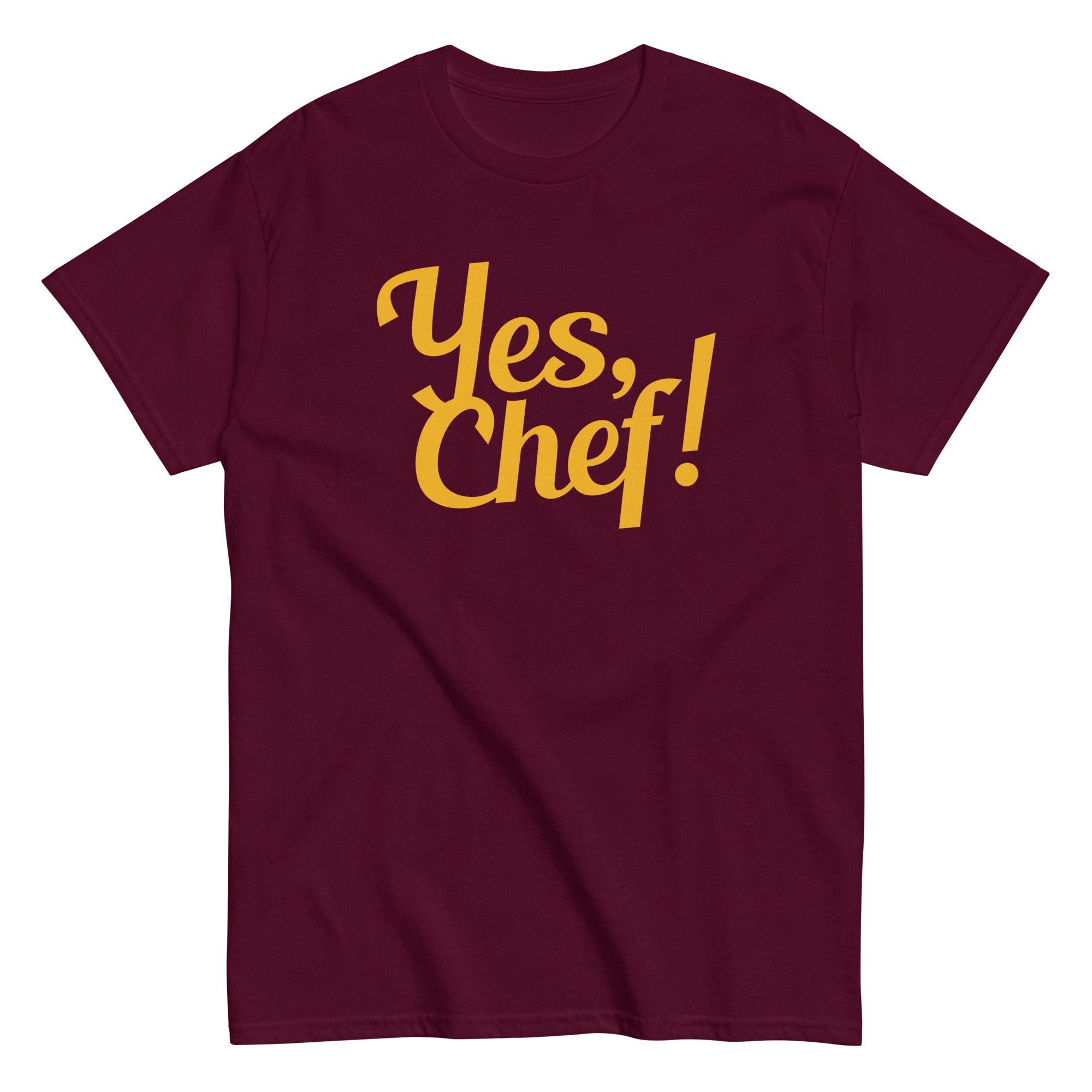 Yes, Chef! Men's Classic Tee Hoodie, Sweatshirt | PureTeeCo.com (Image 4)