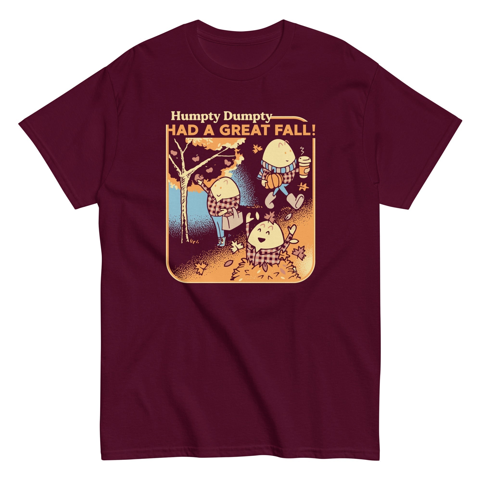 Humpty Dumpty Had A Great Fall Men's Classic Tee Hoodie, Sweatshirt | PureTeeCo.com (Image 3)