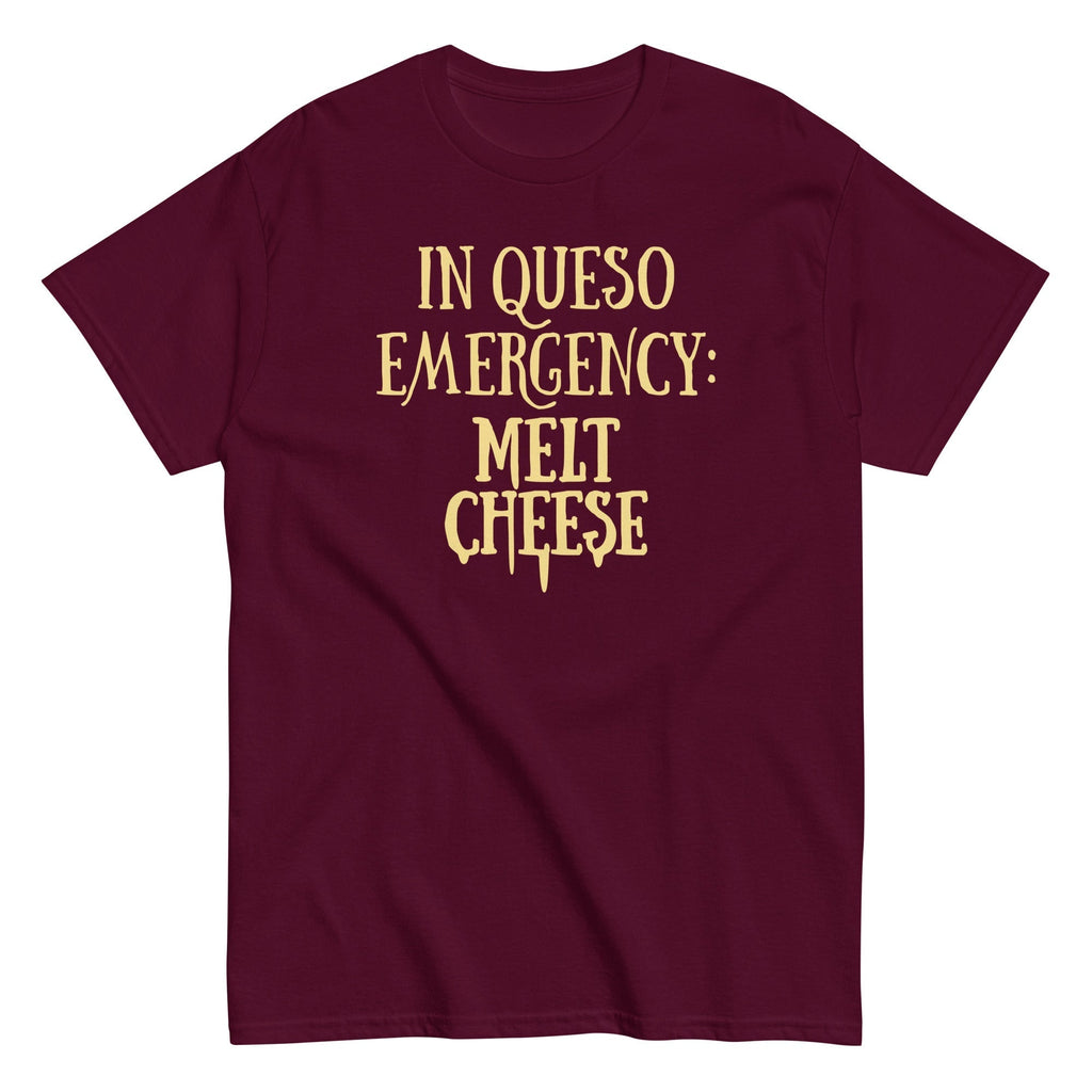 In Queso Emergency: Melt Cheese Men's Classic Tee Hoodie, Sweatshirt | PureTeeCo.com (Image 2)