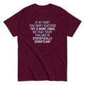 Try 2 More Times So That Your Failure Is Statistically Significant Men's Classic Tee Hoodie, Sweatshirt (Image 1)