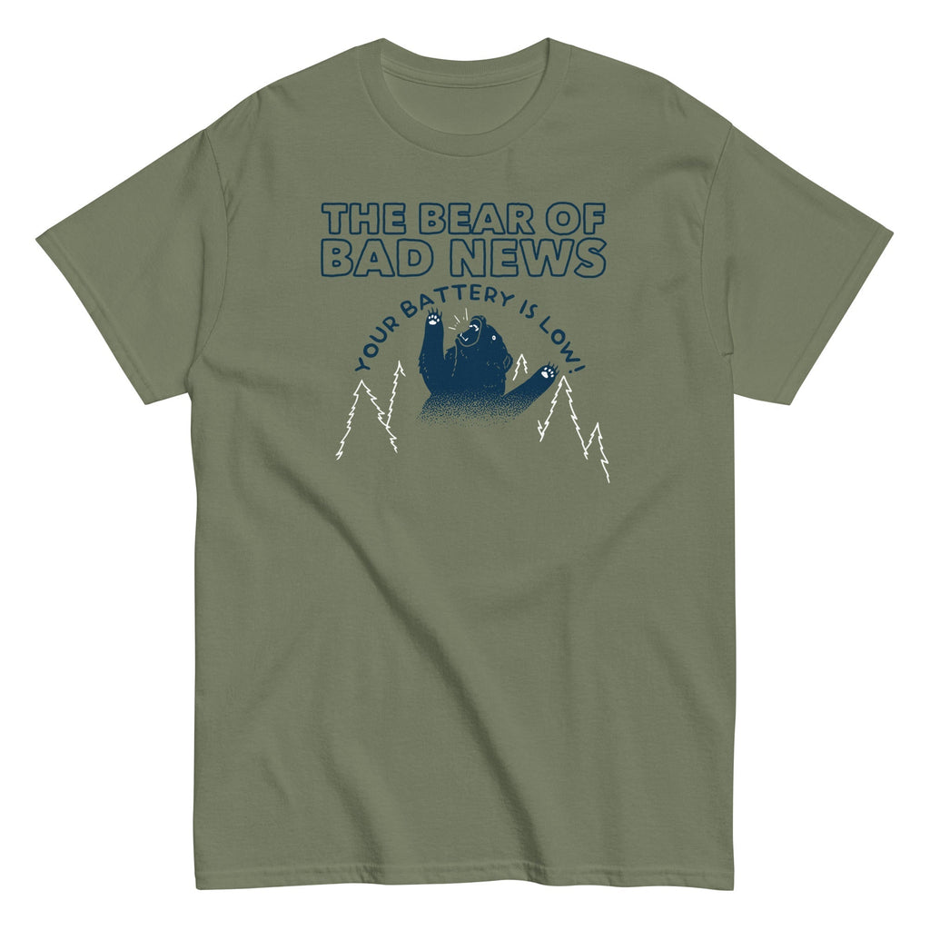 The Bear Of Bad News Men's Classic Tee Hoodie, Sweatshirt | PureTeeCo.com (Image 2)